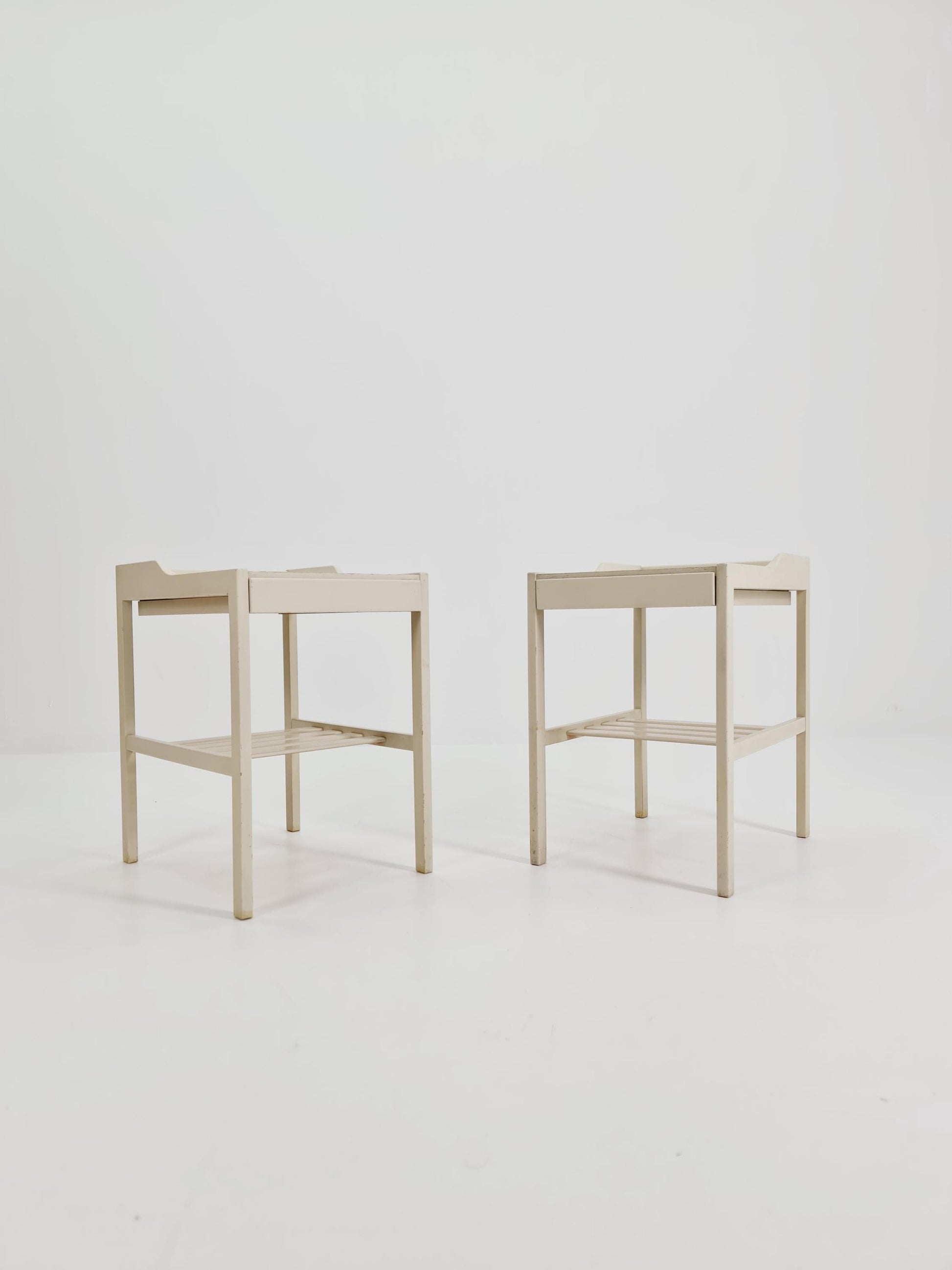 Swedish nightstands mid century design by Bertil Fridhagen for Bodafors ,1960