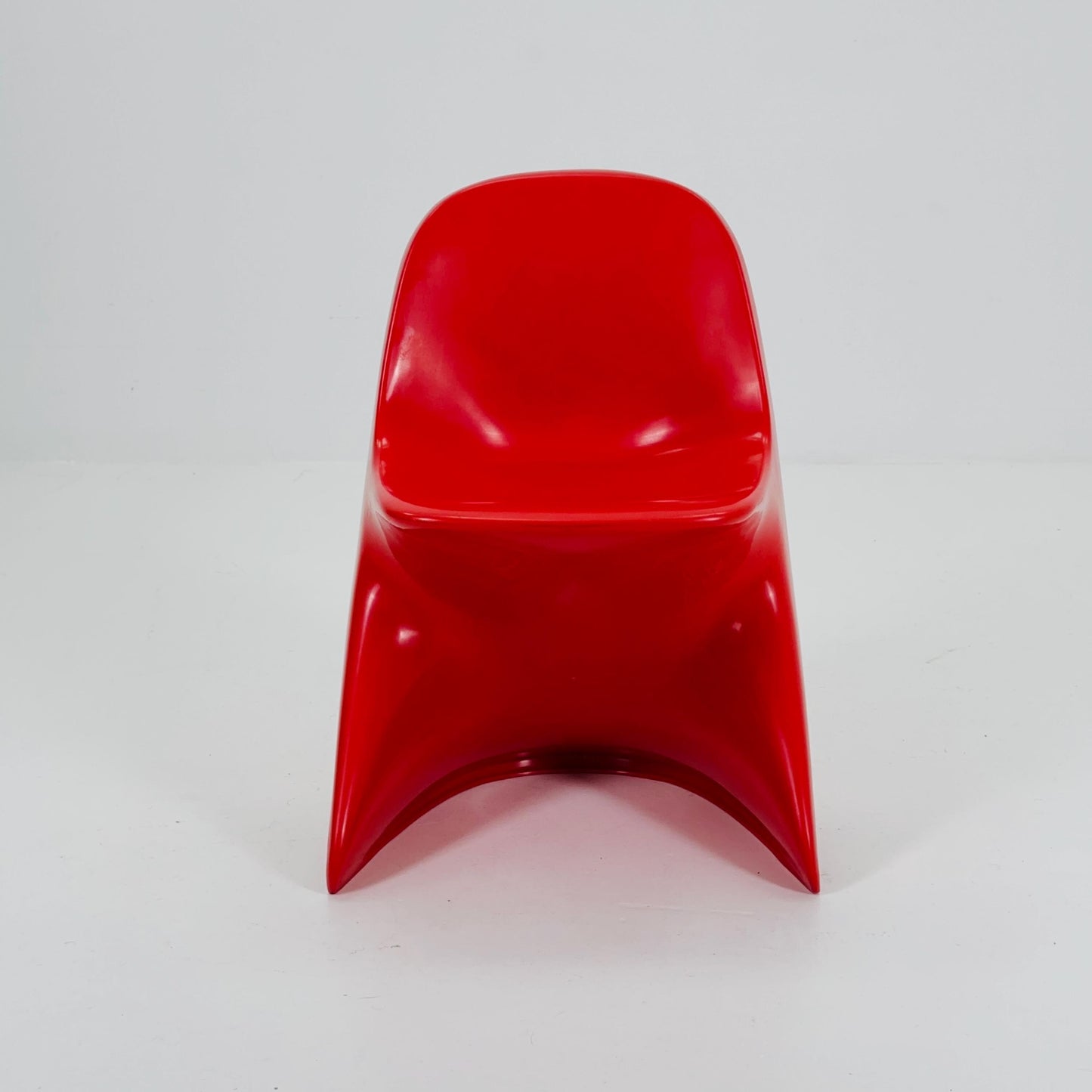 Spaceage Red Casala Casalino kids chair, designed by Alexander Begge, 1970s, W. Germany