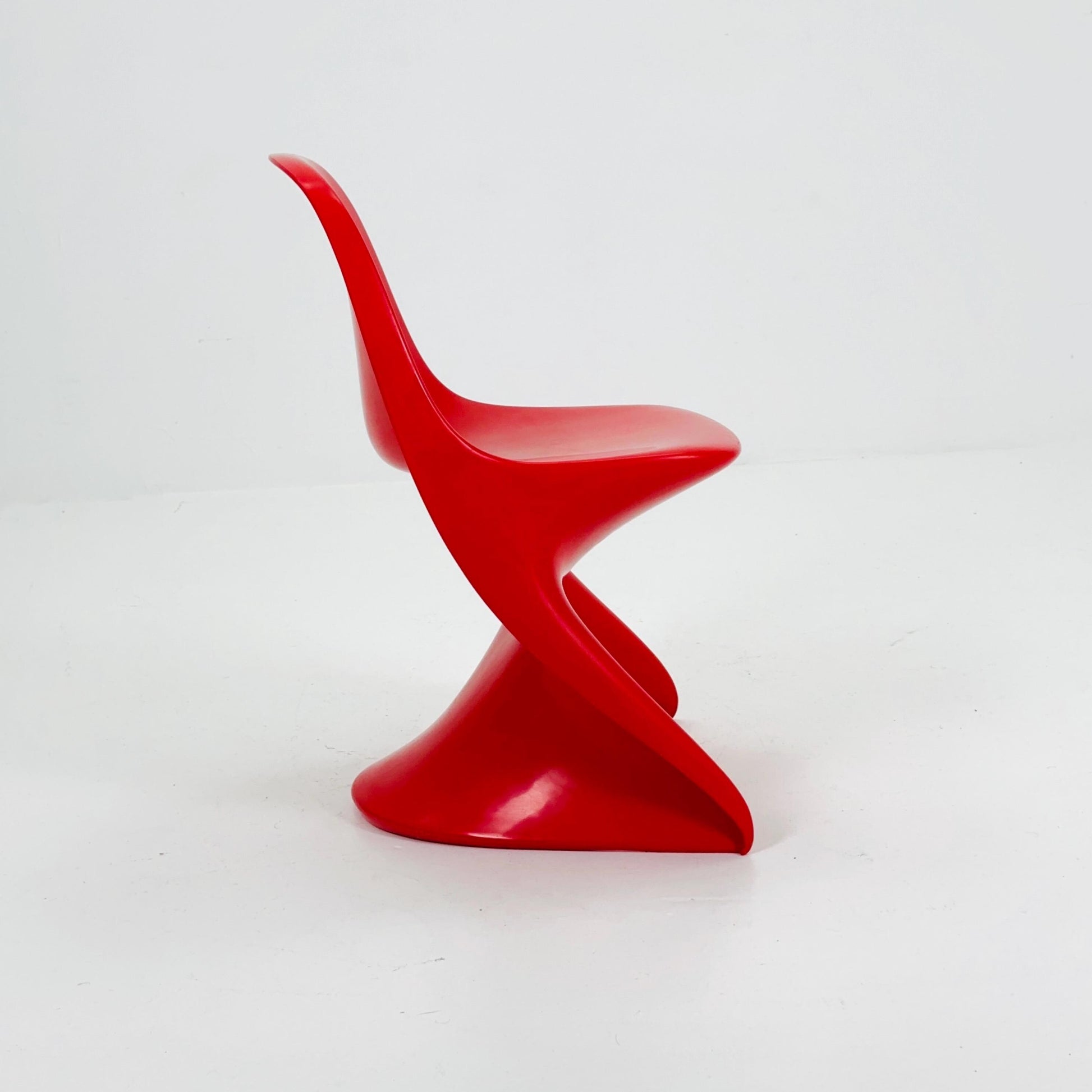 Spaceage Red Casala Casalino kids chair, designed by Alexander Begge, 1970s, W. Germany