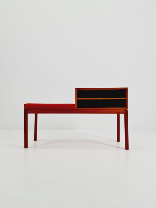 Danish teak telefon table/ hallway table By Engsröm Myrstrand for Tingströms , 1960s