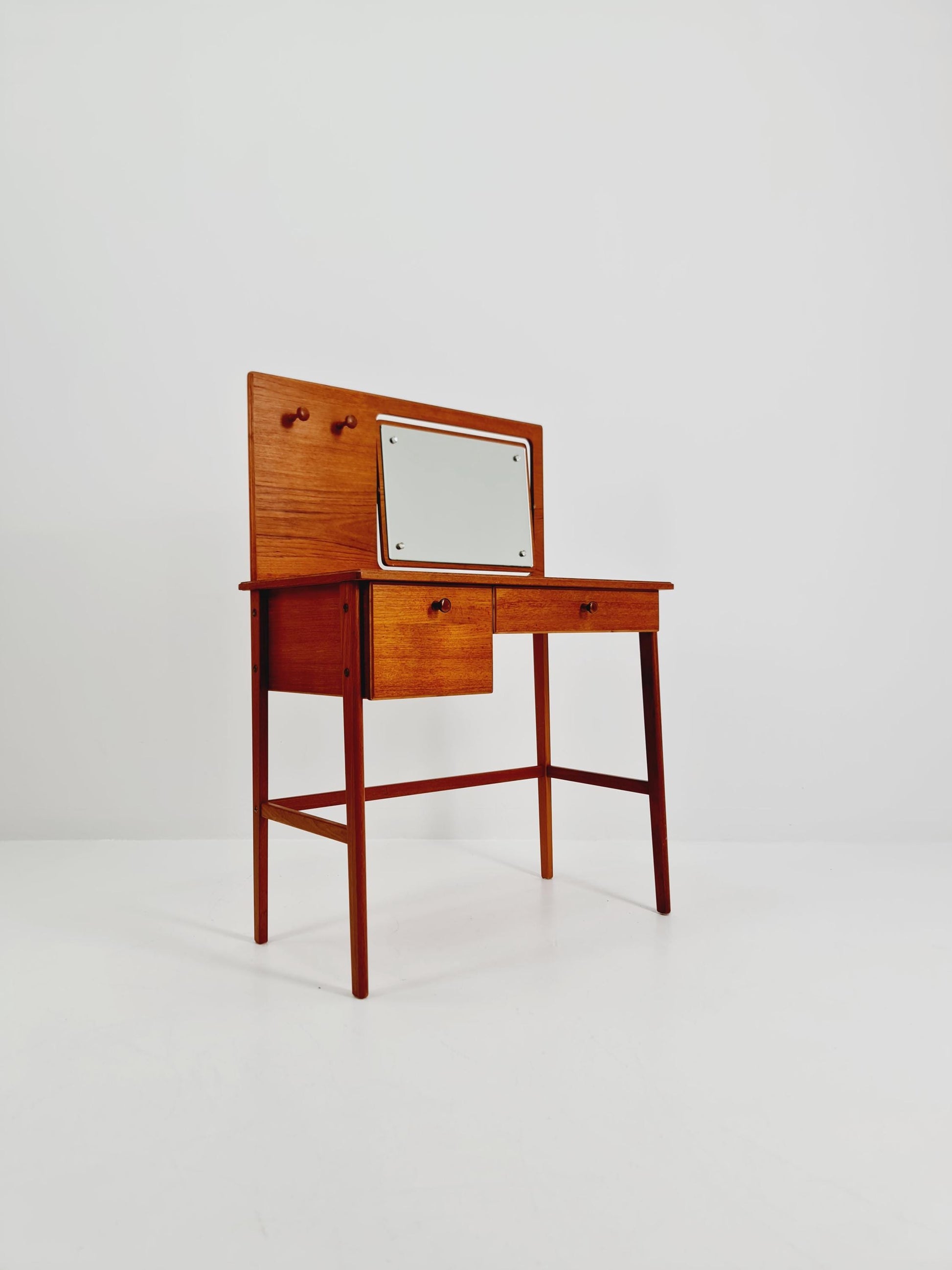 Mid Century Modern Danish Teak vanity table/ make up table by Svante Skogh, 1960s