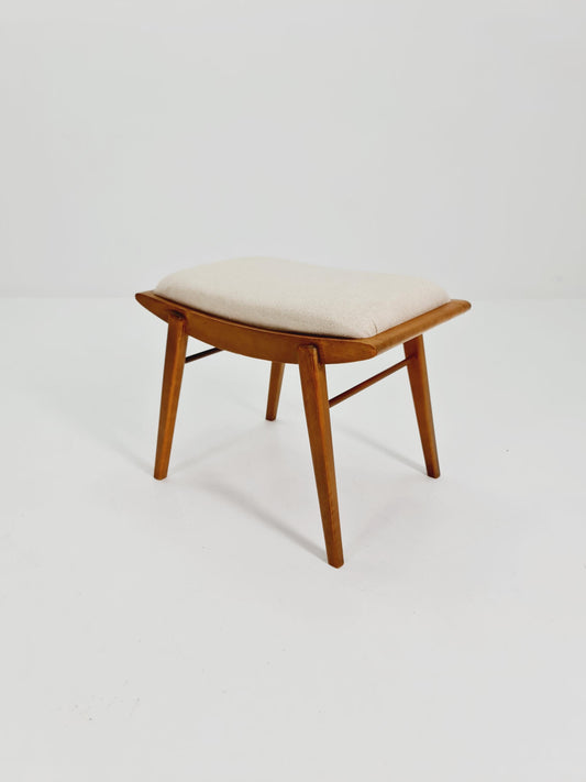 Mid century modern German ottoman/footstool make up stool from the 50s