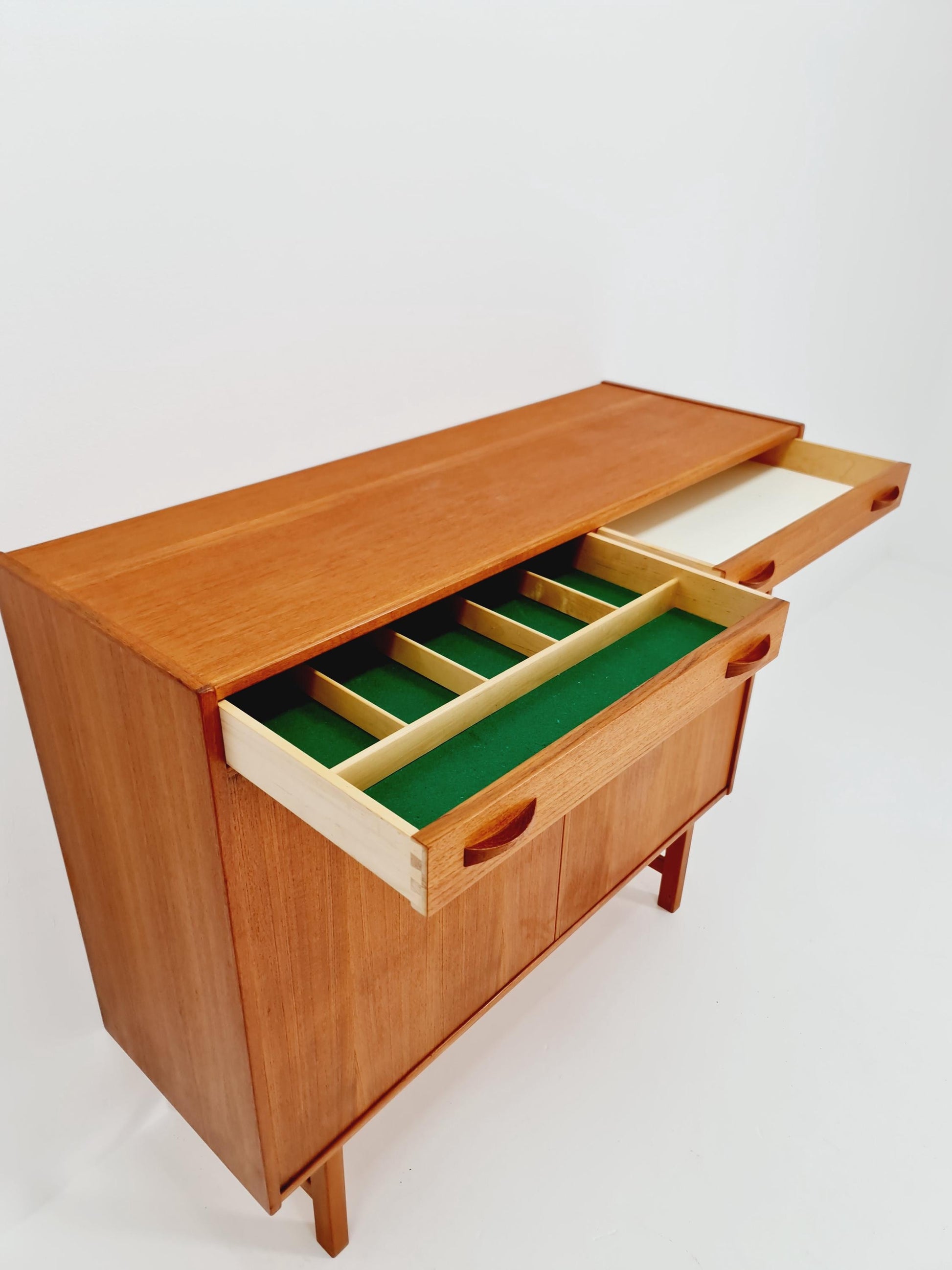 Mid century Swedish Teak Highboard by Tage Olofsson for Ulferts, 1960s