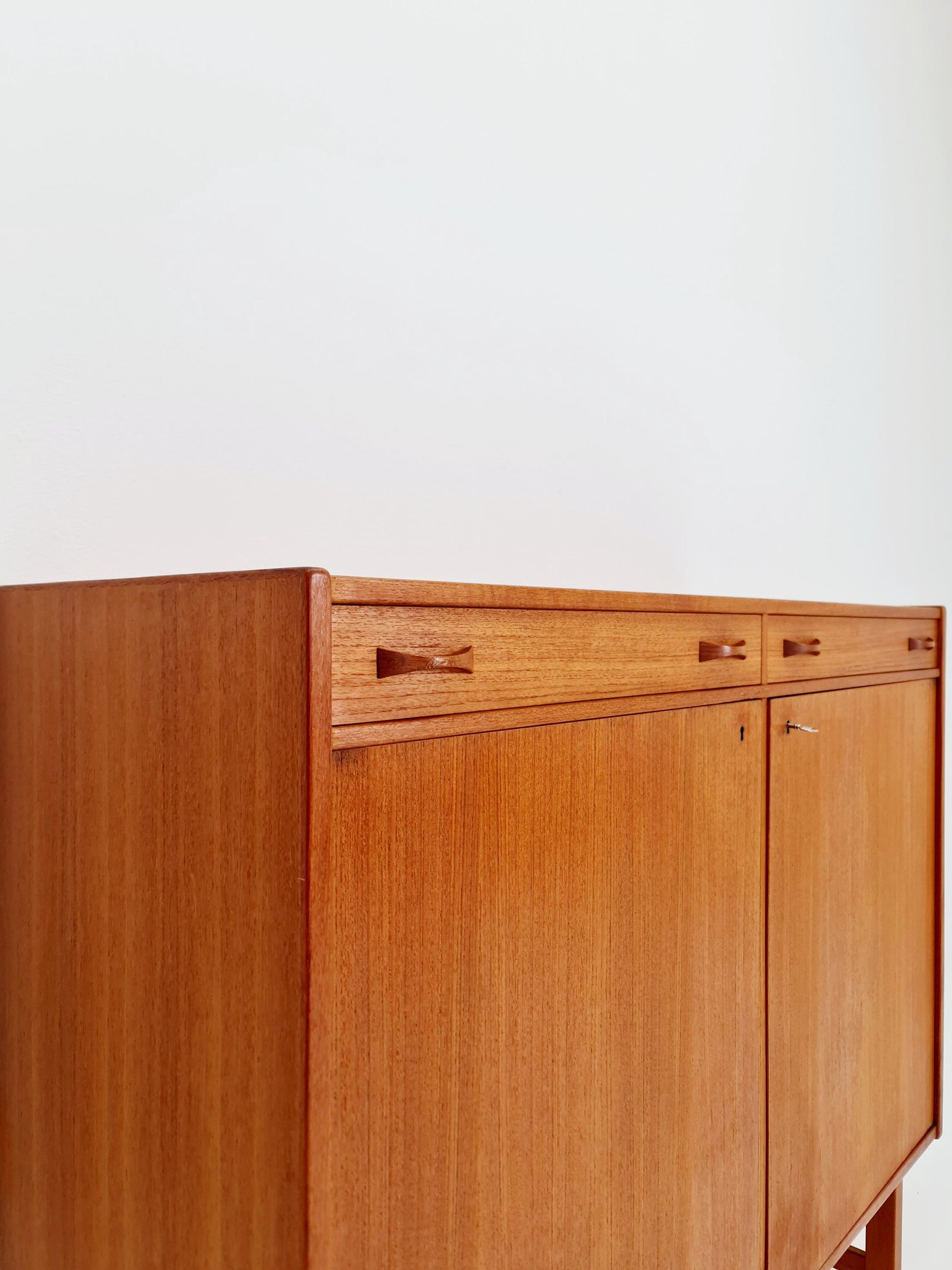 Mid century Swedish Teak Highboard by Tage Olofsson for Ulferts, 1960s