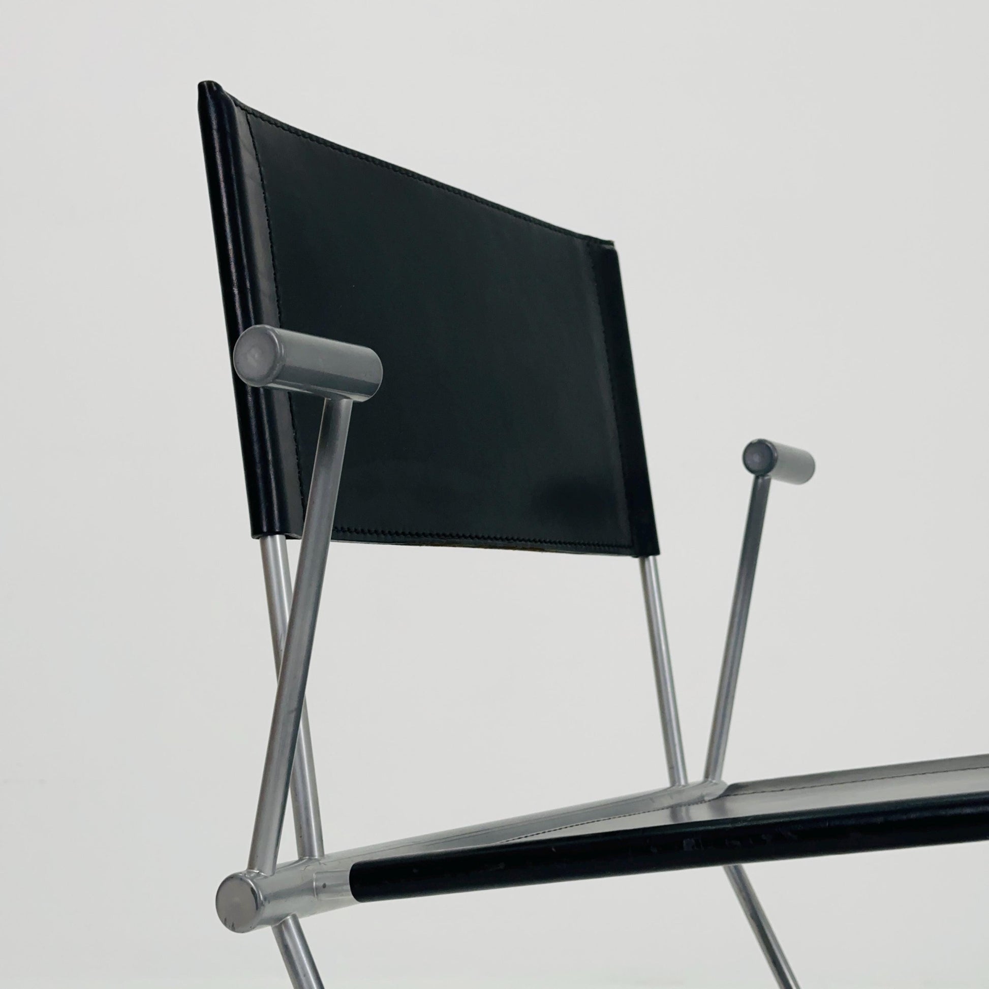 Mid century Ballerina Black Dining Chairs by Herbert Ohl for Matteo Grassi, Italy 1980s