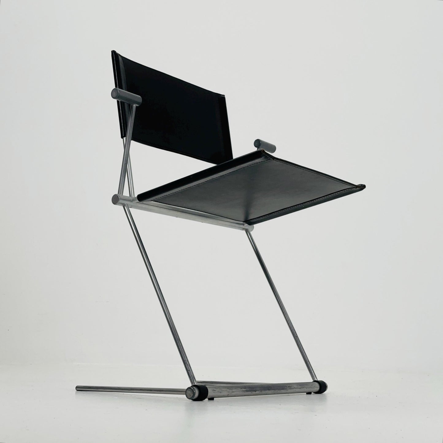 Mid century Ballerina Black Dining Chairs by Herbert Ohl for Matteo Grassi, Italy 1980s