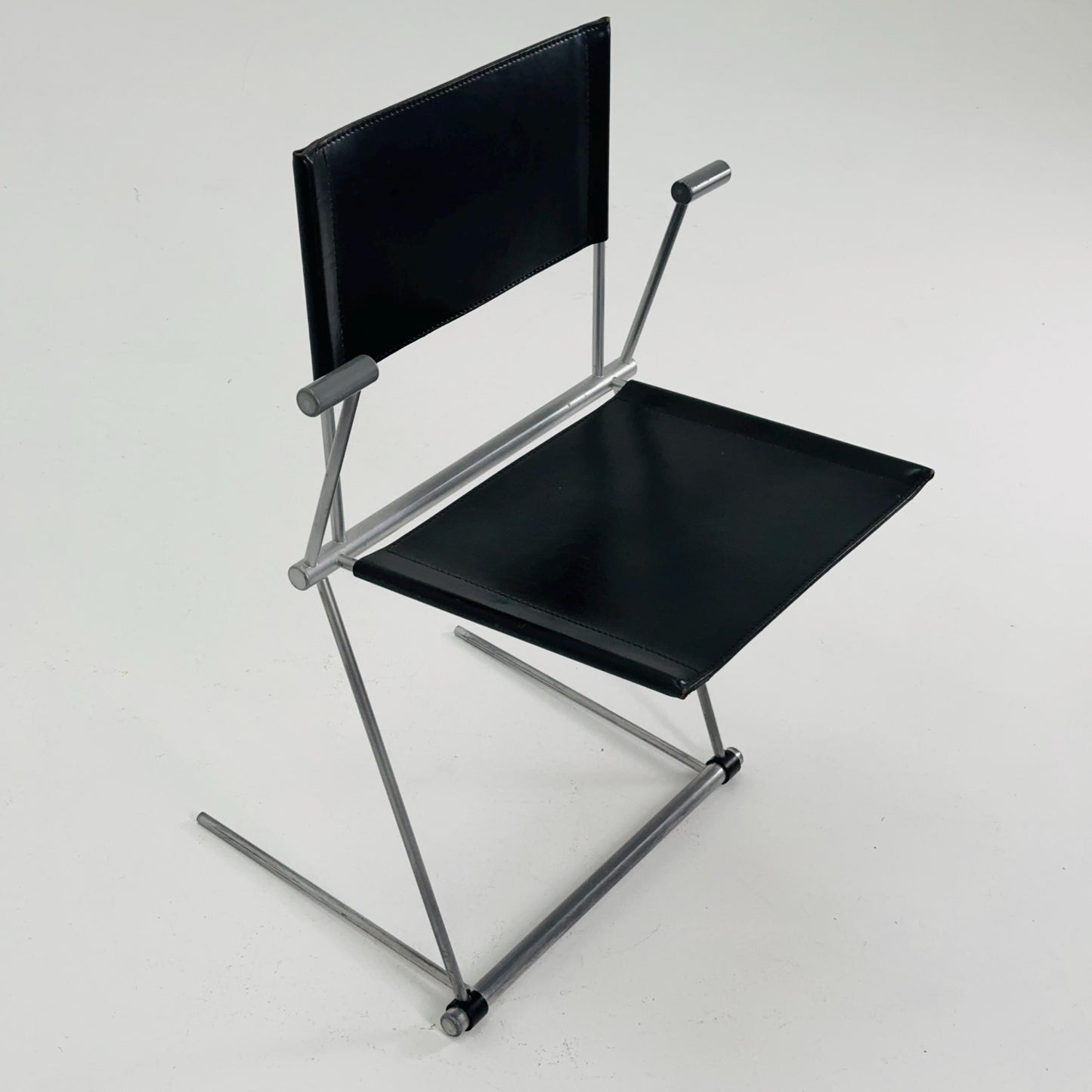 Mid century Ballerina Black Dining Chairs by Herbert Ohl for Matteo Grassi, Italy 1980s