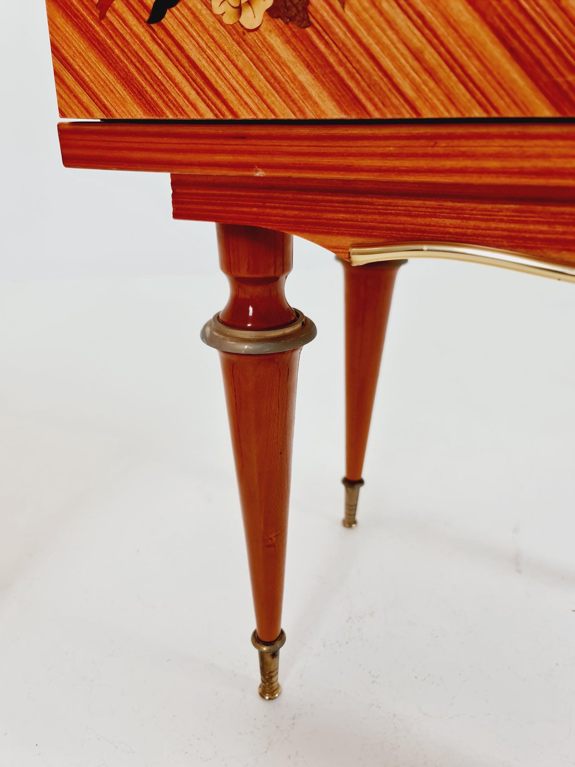 Rare Mid century French side tables/ Bedside tables/ Nightstands, ,1950s, set of 2