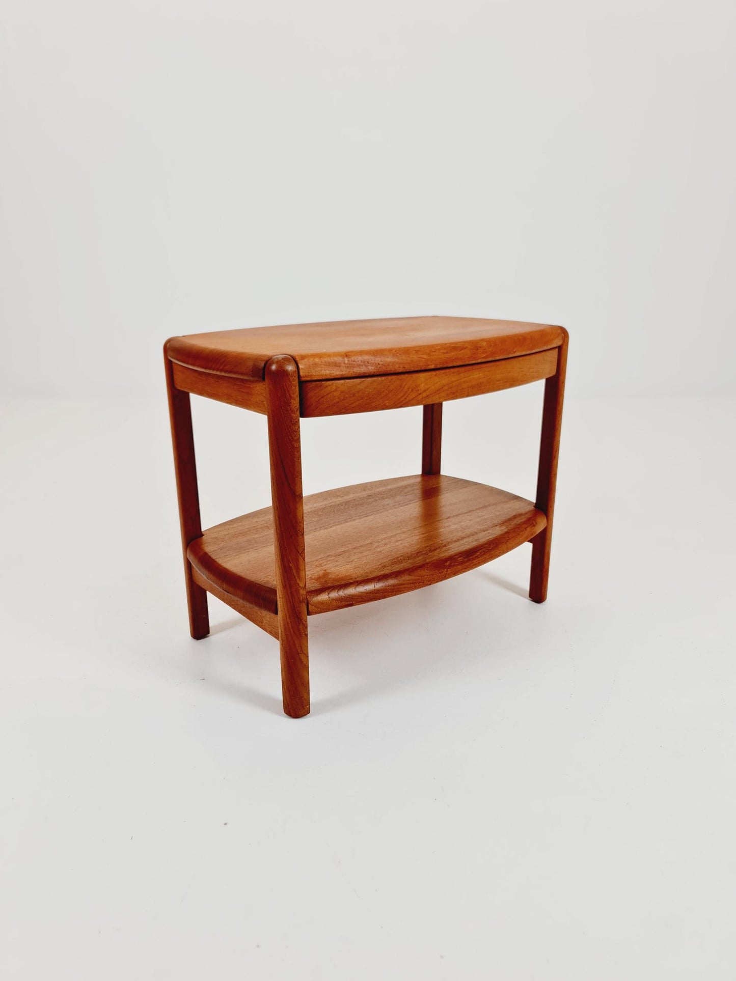 Vintage mid century danish sidetable in solid teak/nightstand By Saling , 1960s