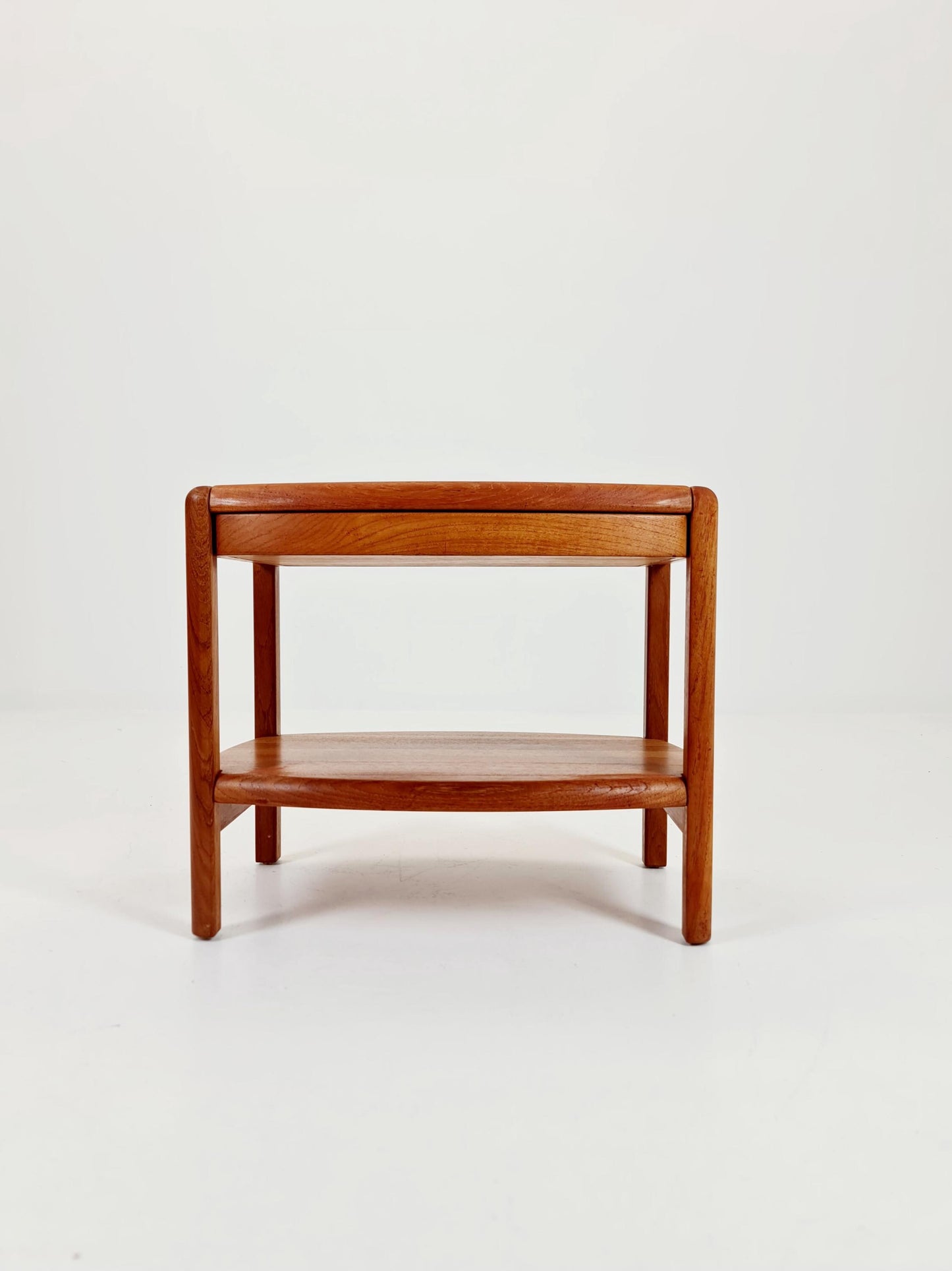 Vintage mid century danish sidetable in solid teak/nightstand By Saling , 1960s