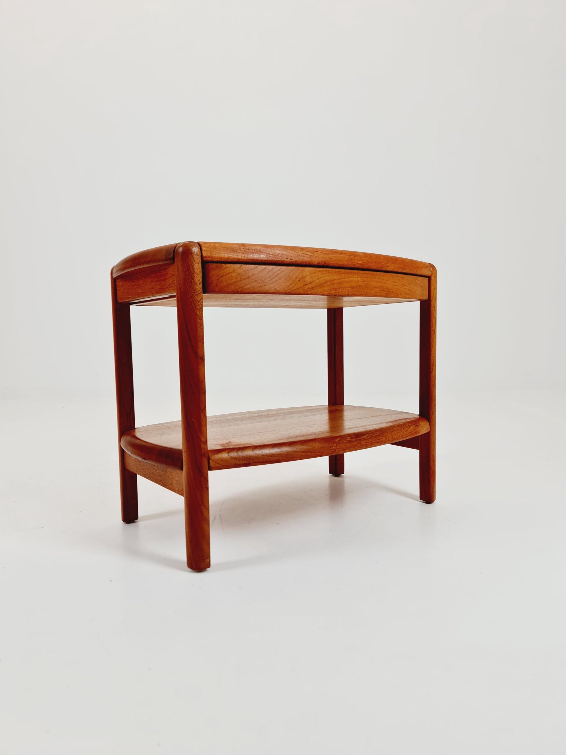 Vintage mid century danish sidetable in solid teak/nightstand By Saling , 1960s