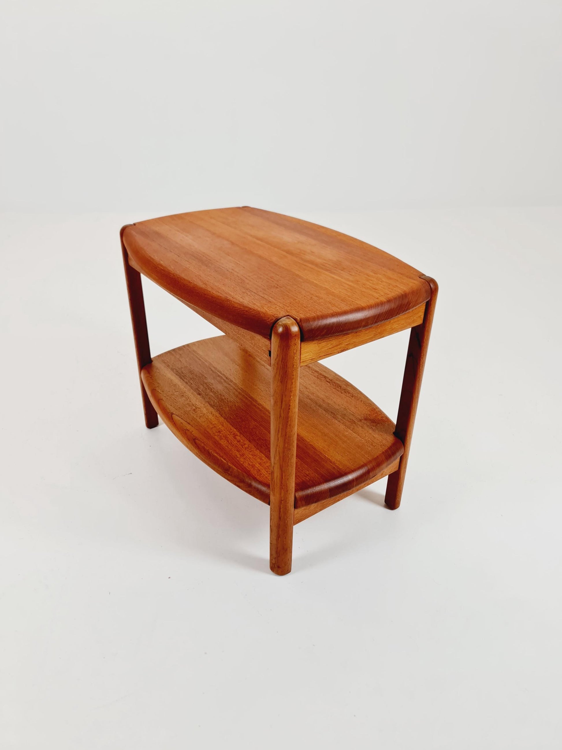 Vintage mid century danish sidetable in solid teak/nightstand By Saling , 1960s