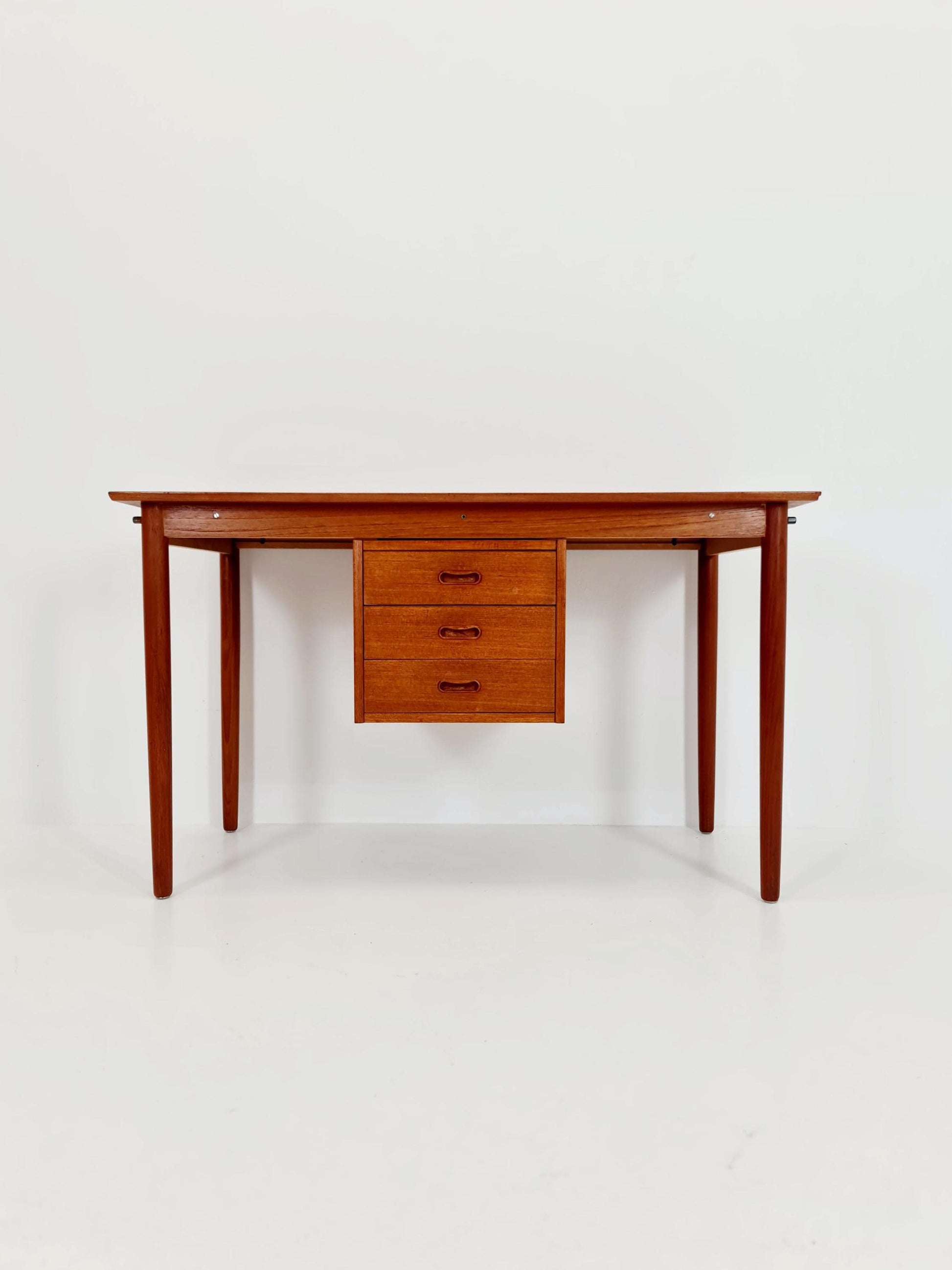 Mid century Danish teak desk By Sigh & sons, 1960s