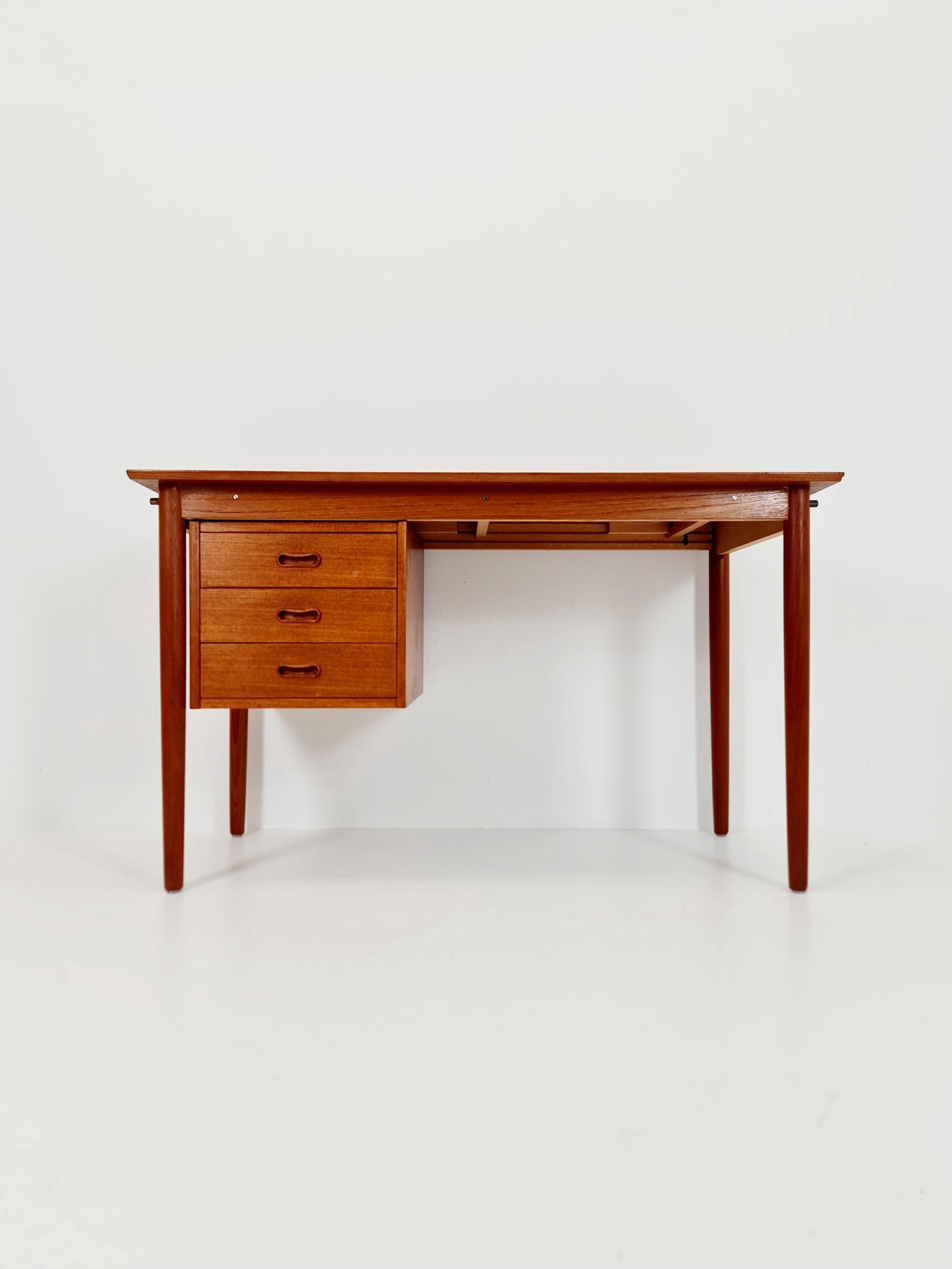 Mid century Danish teak desk By Sigh & sons, 1960s