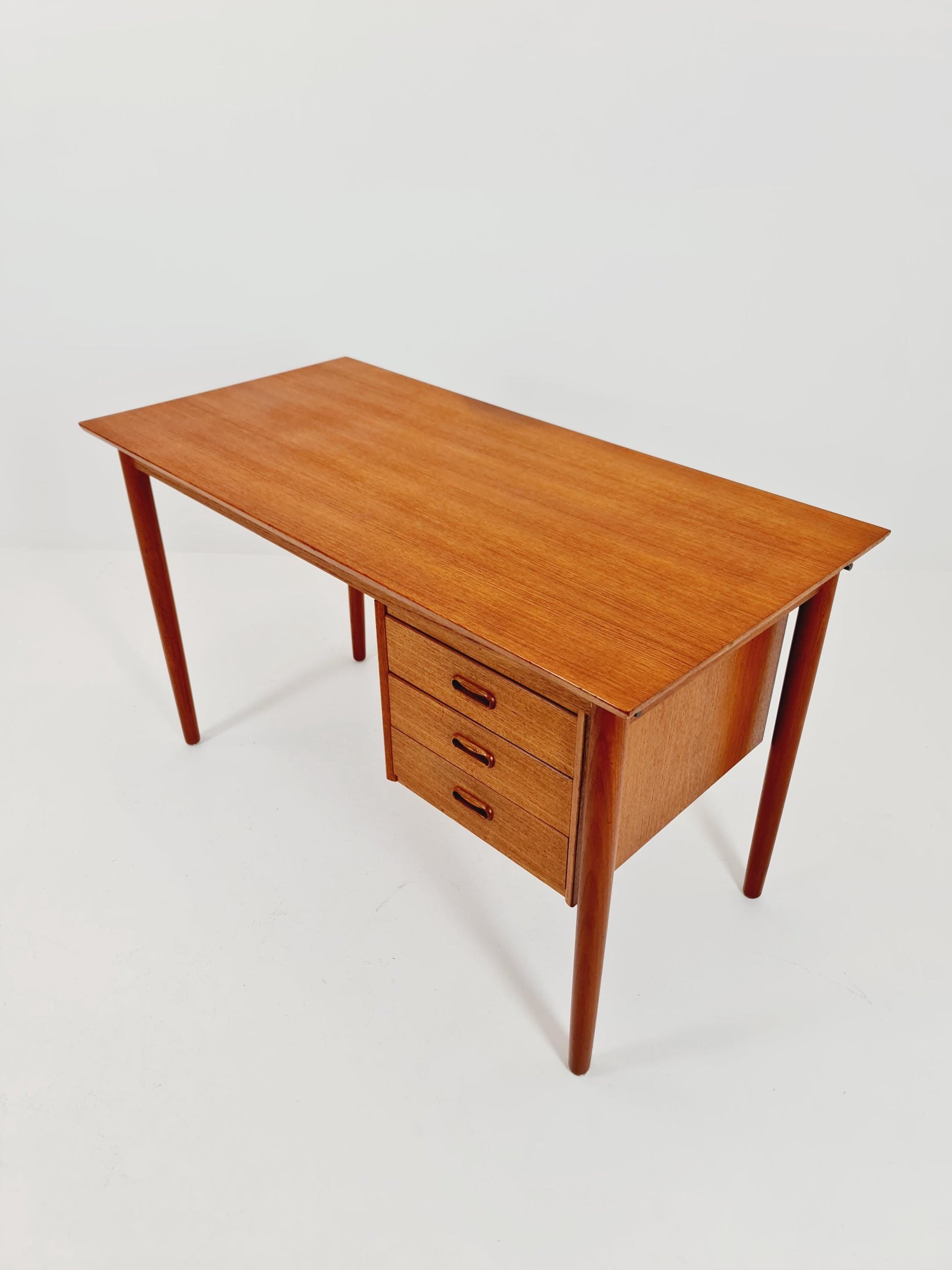 Mid century Danish teak desk By Sigh & sons, 1960s