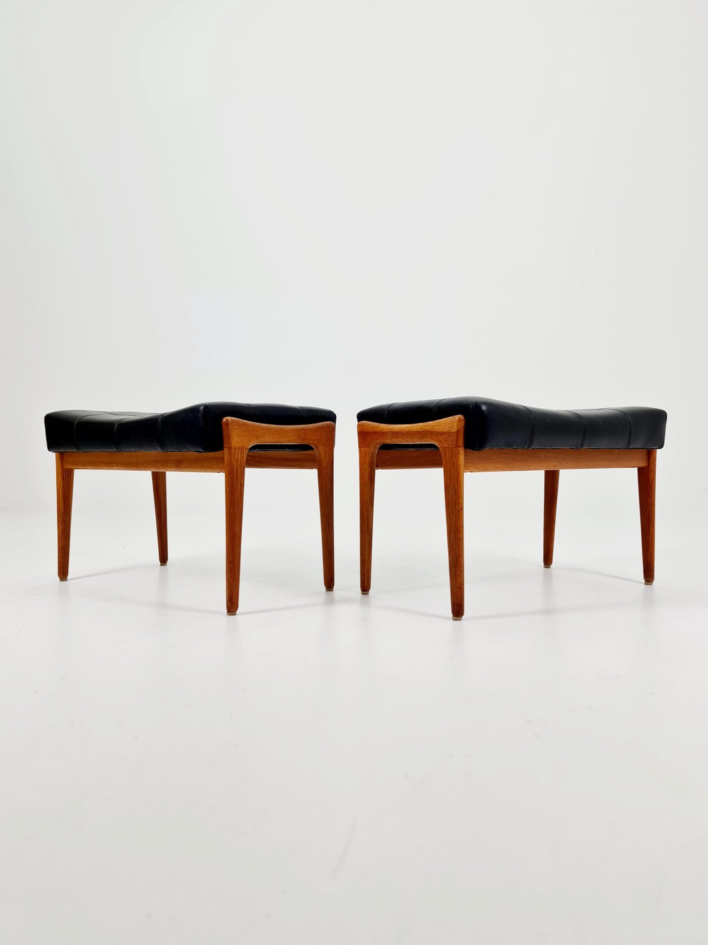 1 of 2 Mid century modern danish ottoman/stool for Bröderna Anderssons 1960s
