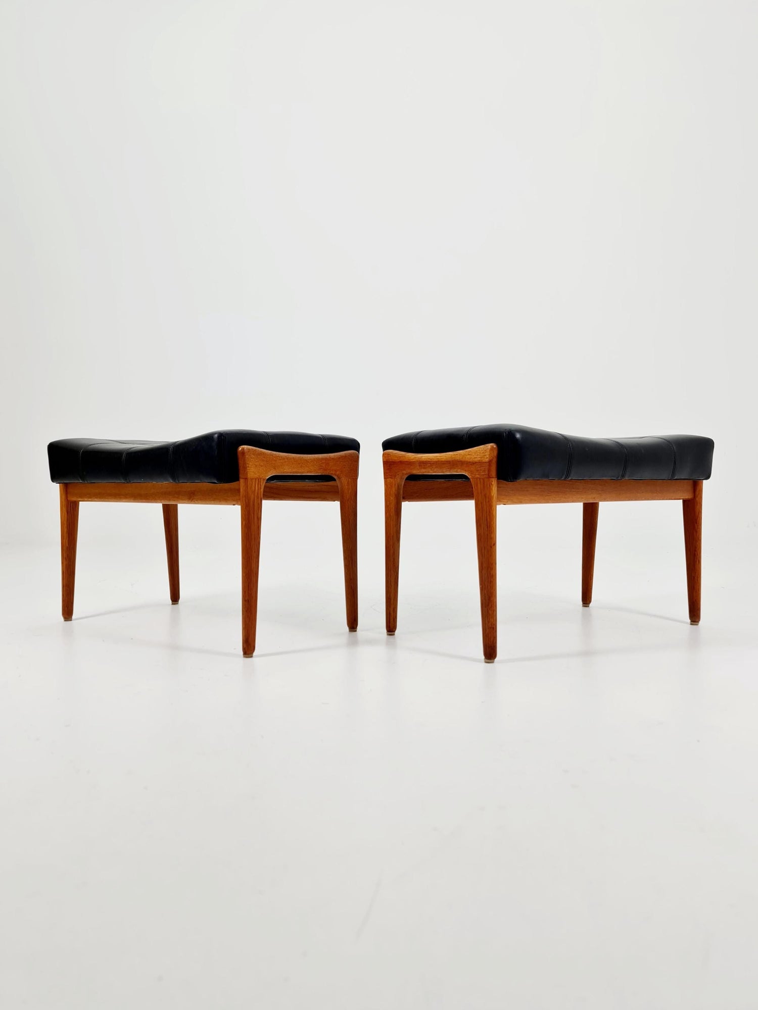 1 of 2 Mid century modern danish ottoman/stool for Bröderna Anderssons 1960s