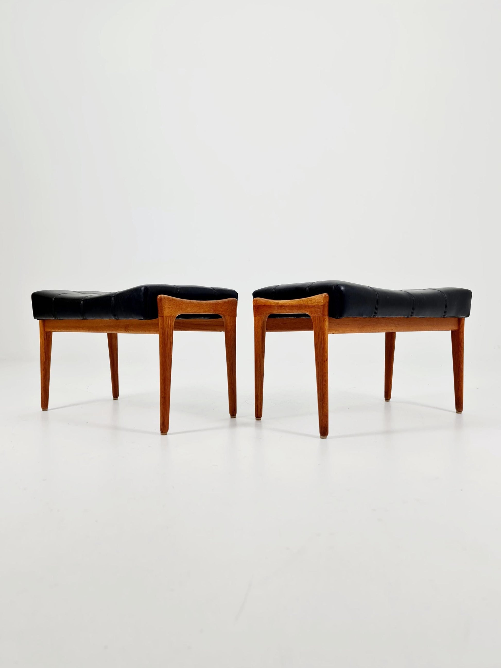 1 of 2 Mid century modern danish ottoman/stool for Bröderna Anderssons 1960s