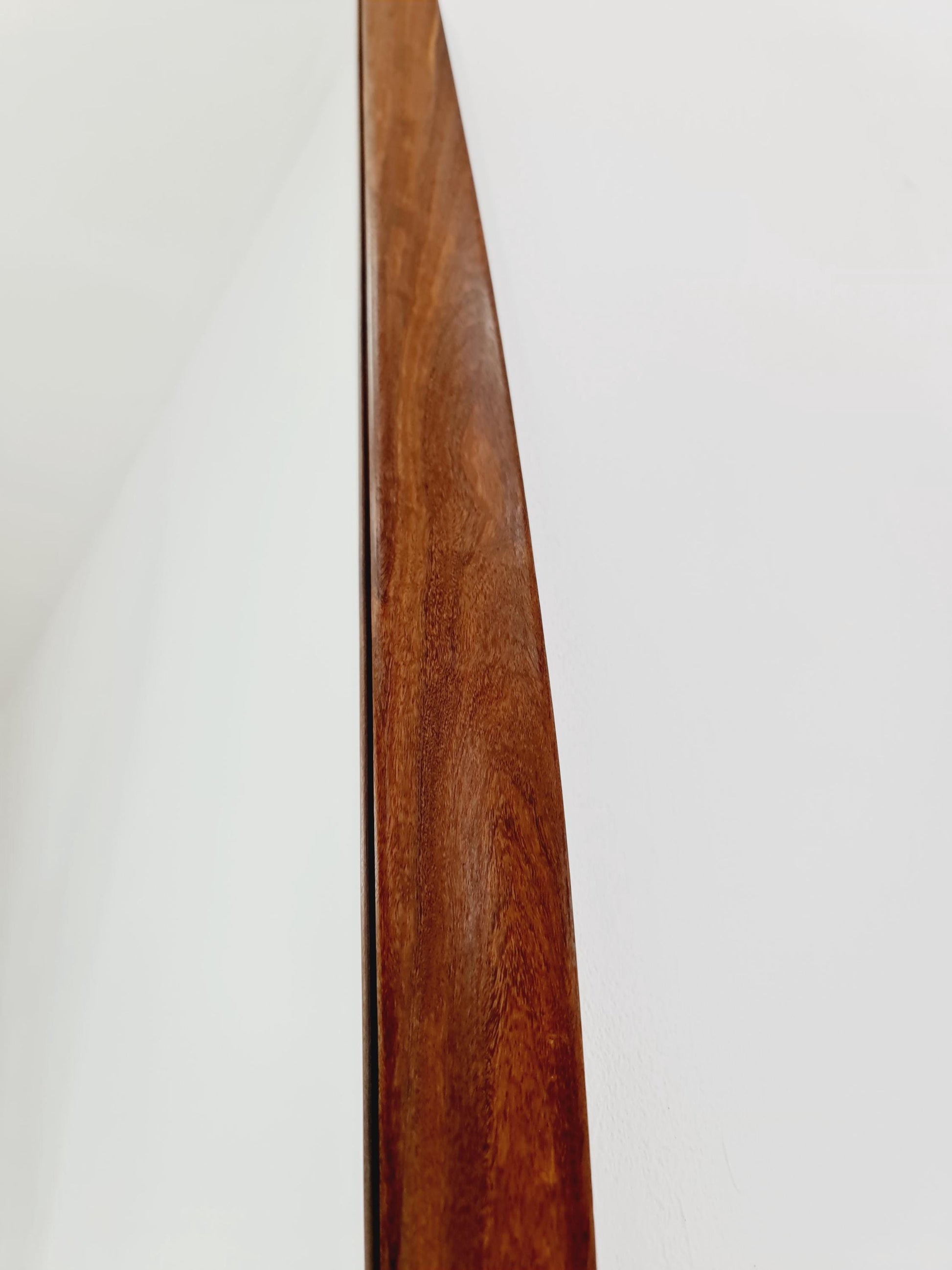 Teak Danish mid-century Modern wall-mounted mirror, 1960s