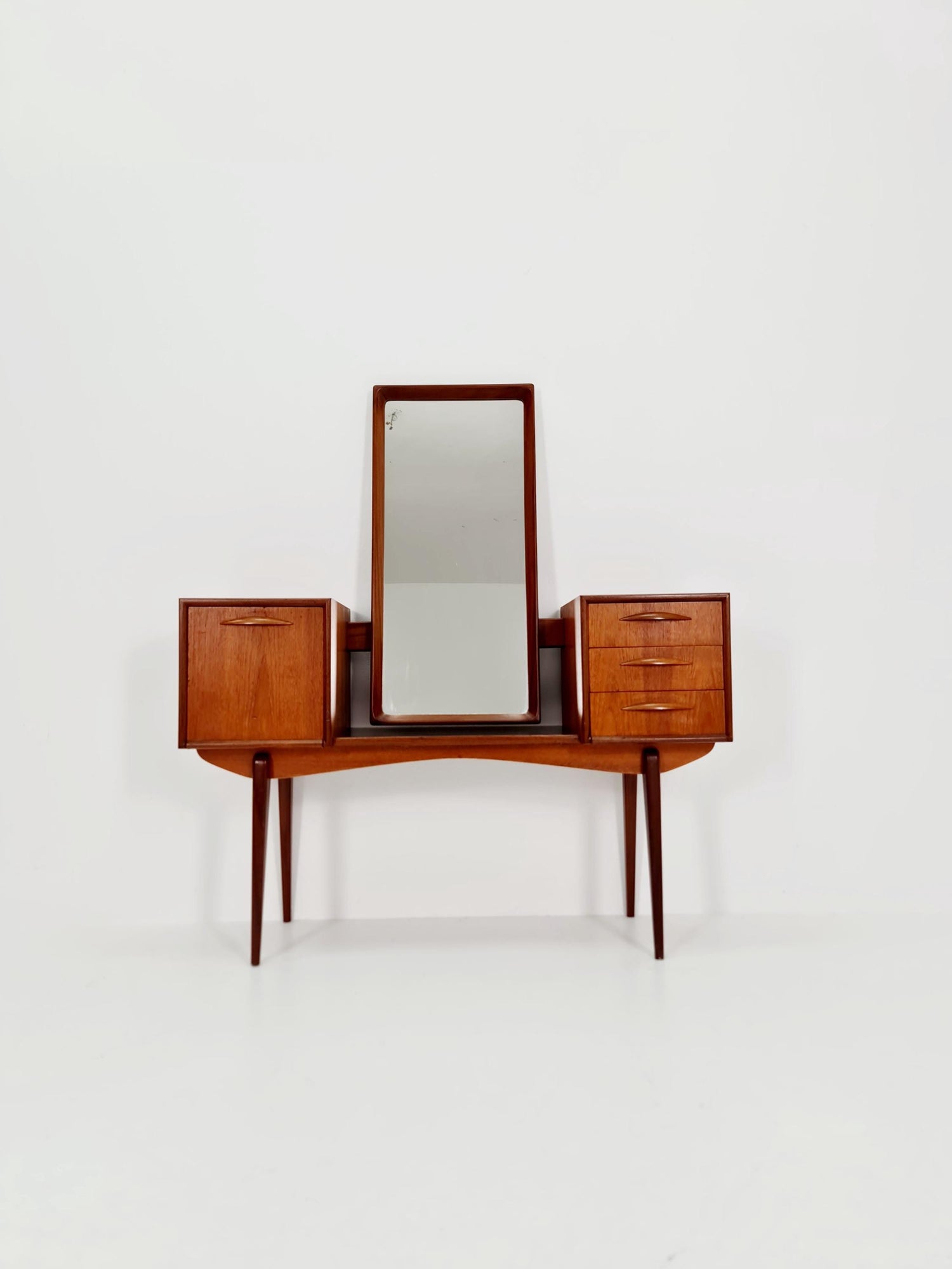 Mid Century Modern Danish Teak vanity table/ make up table by Svante Skogh, 1960s
