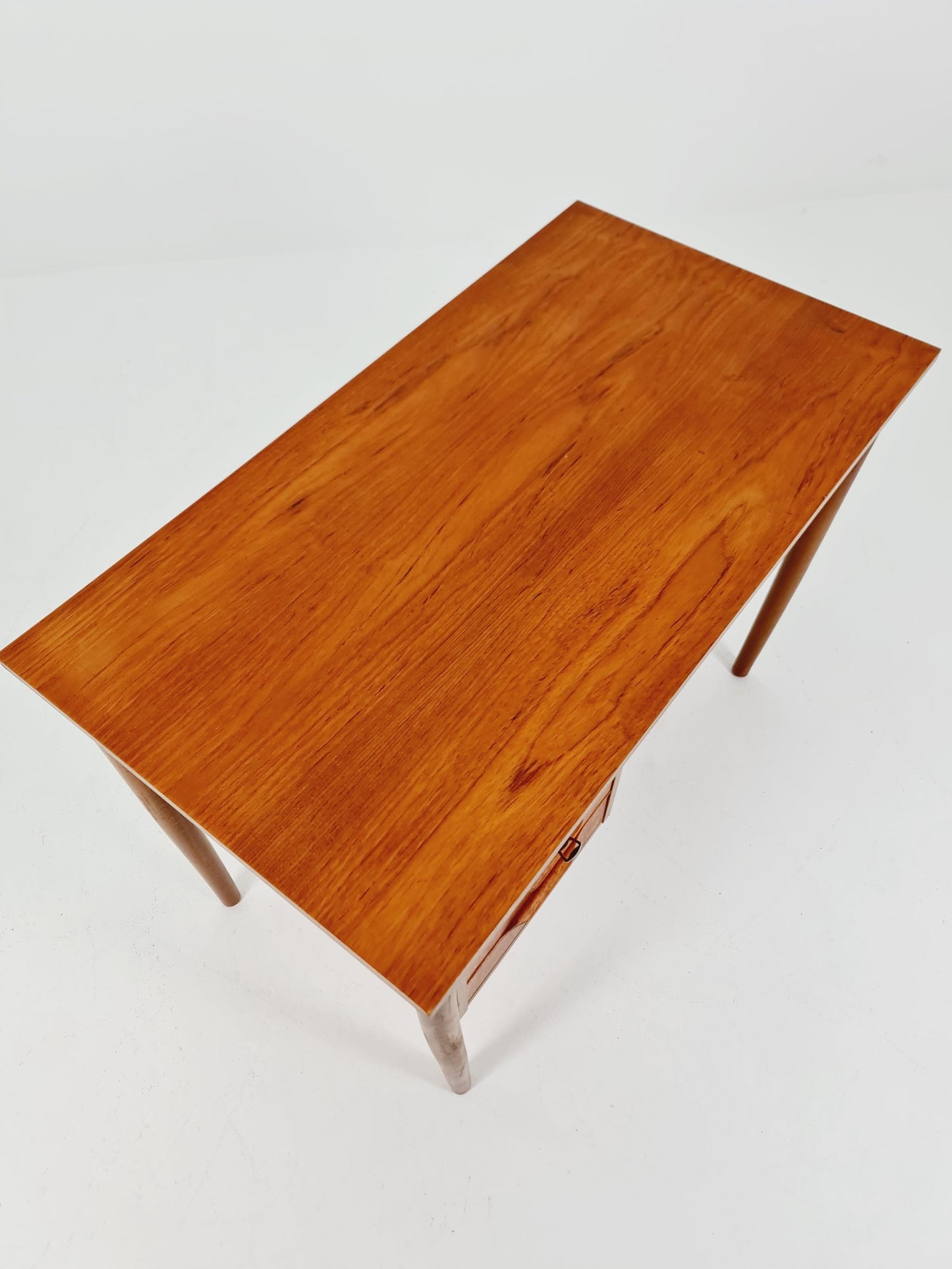 Mid century Danish teak desk By Gunnar Nielsen for Tiberaard 1960s