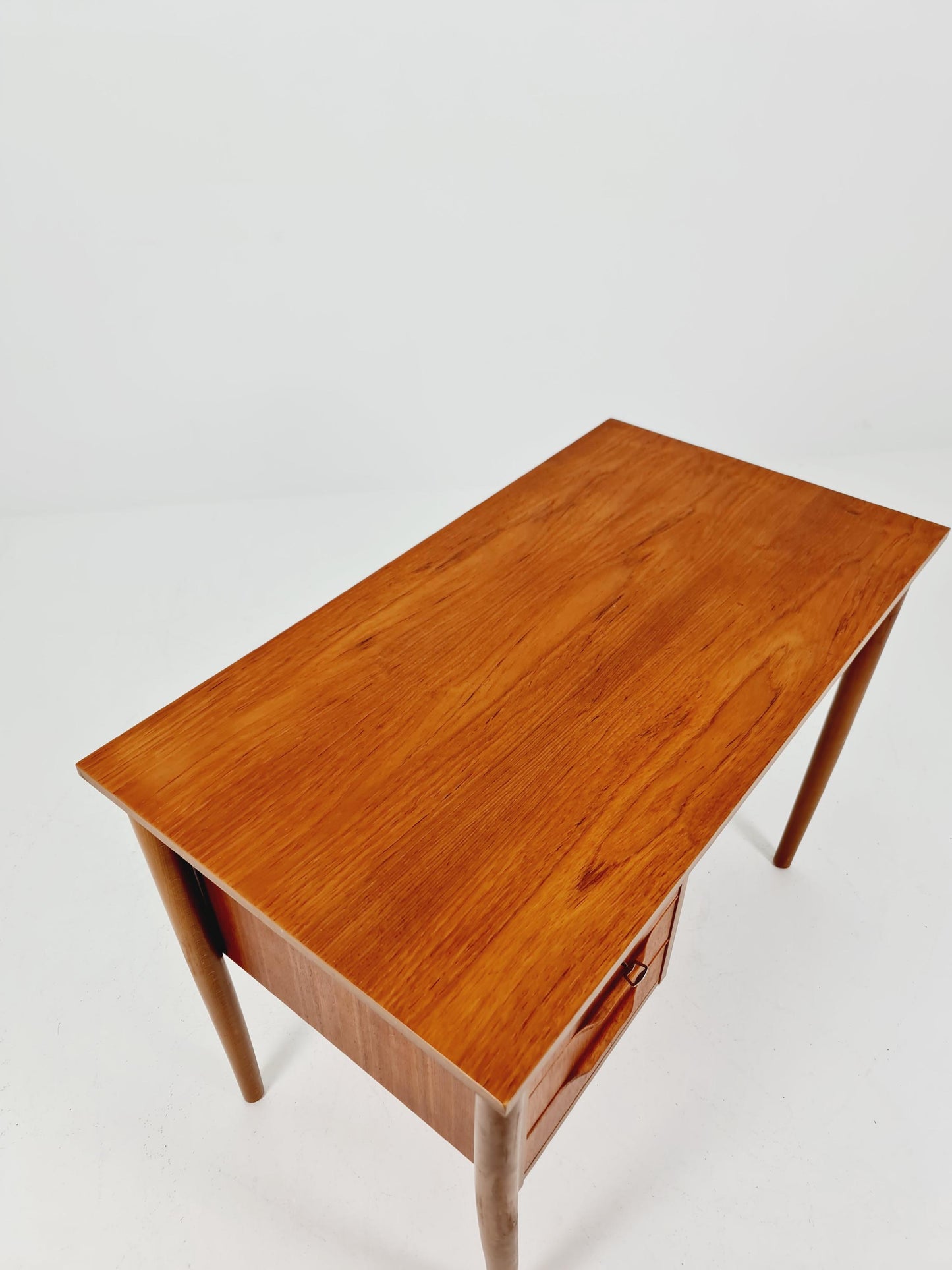 Mid century Danish teak desk By Gunnar Nielsen for Tiberaard 1960s