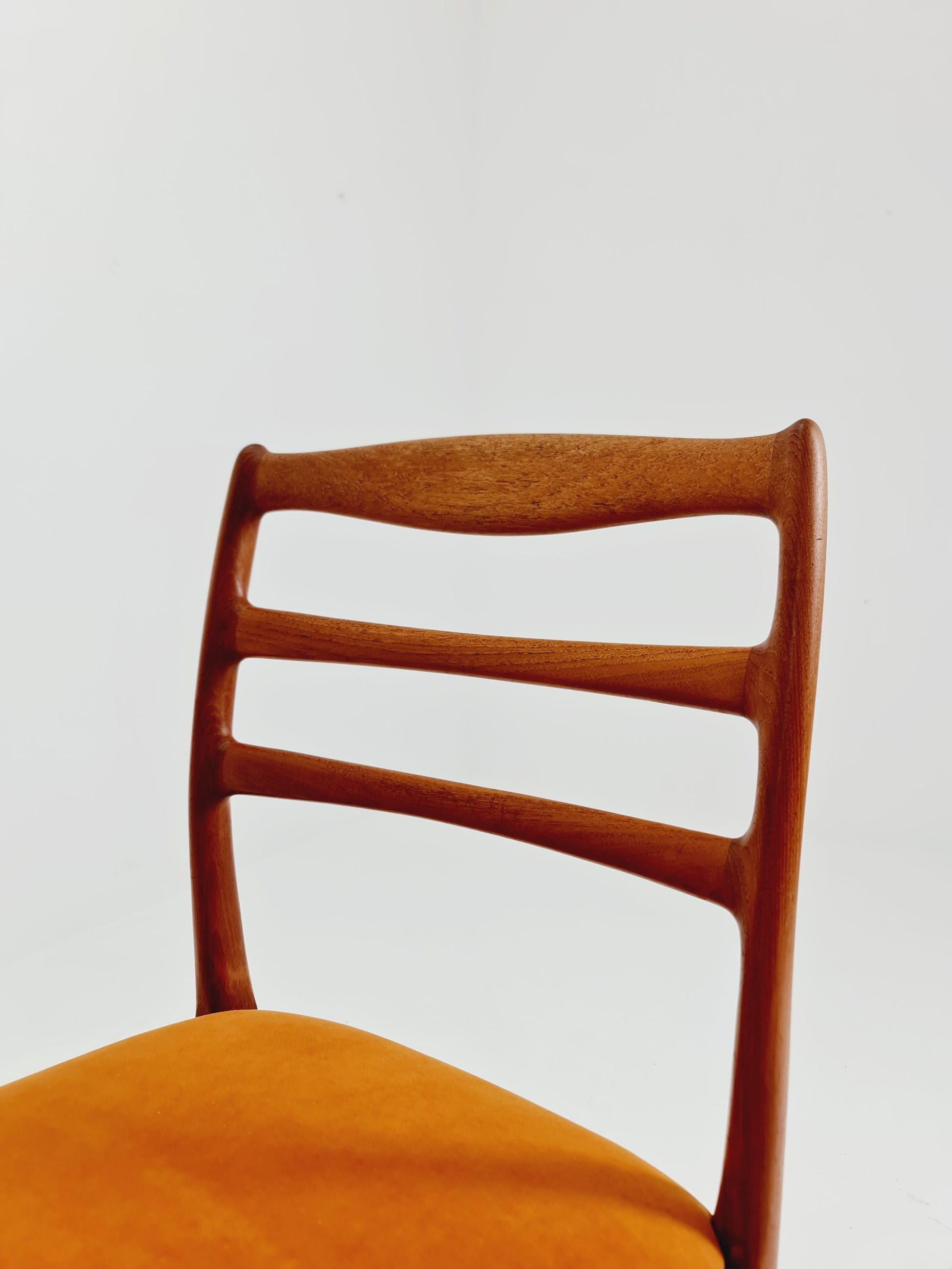 Vintage Norwegian teak, chair by Torbjörn Afdal for Bruksbo 1960s
