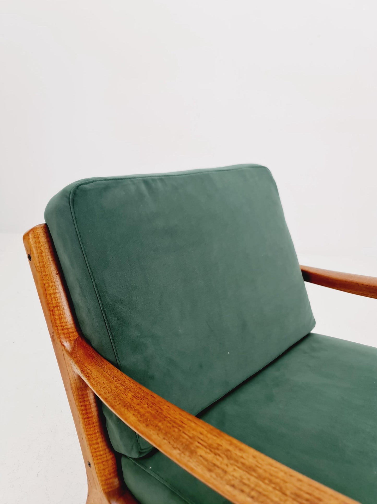 Mid-century Rare Danish teak Rocking chair/ Easy chair by Ole Wanscher for Cado France &Son , 1960s