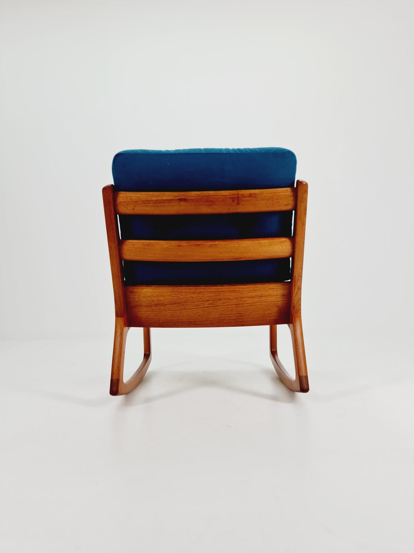 Mid-century Rare Danish teak Rocking chair/ Easy chair by Ole Wanscher for Cado 1960s