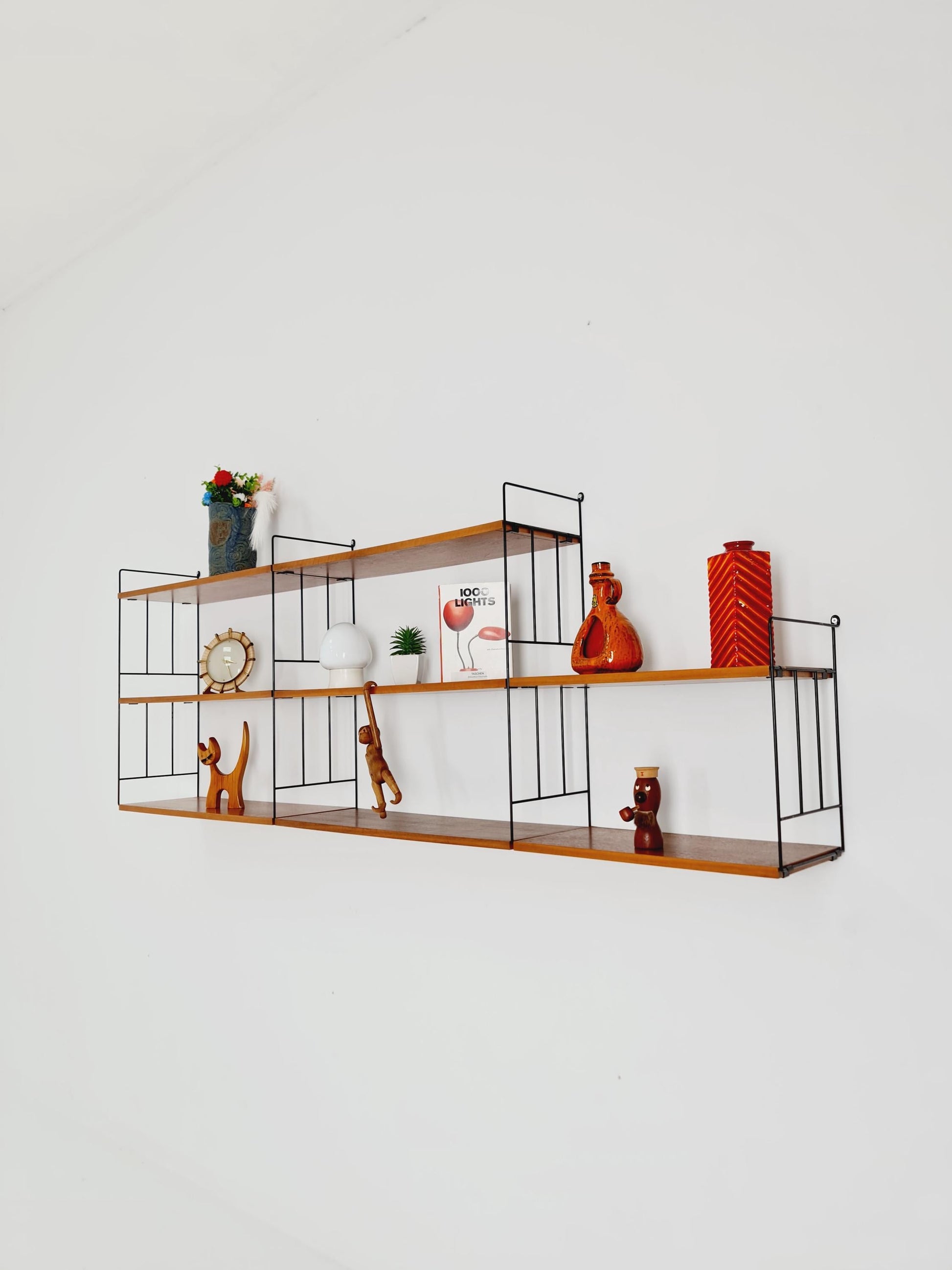 String shelf-system by WHB German Teak , 1950s