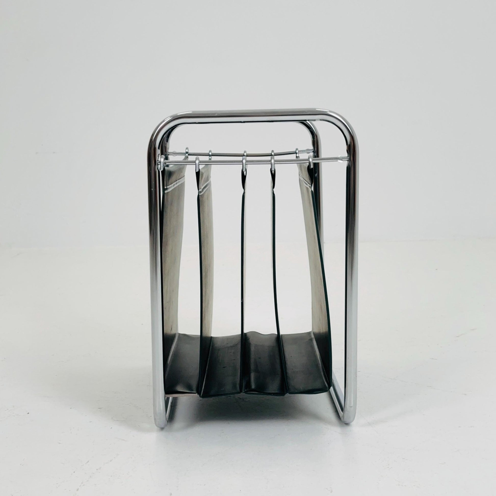 Mid-Century bauhaus Minimalist stand Magazine Rack, 1960s