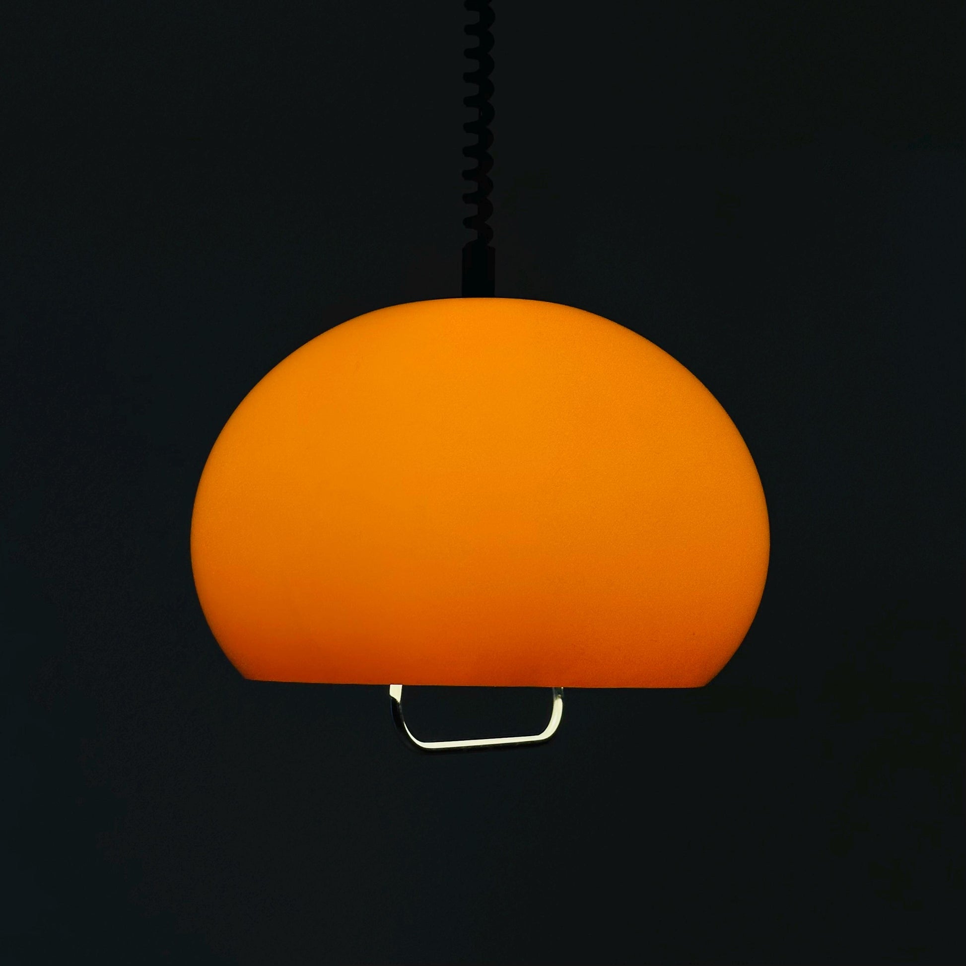 Mid-century Meblo pendant lamp designed by Harvey Guzzini Dijkstra, 1970s