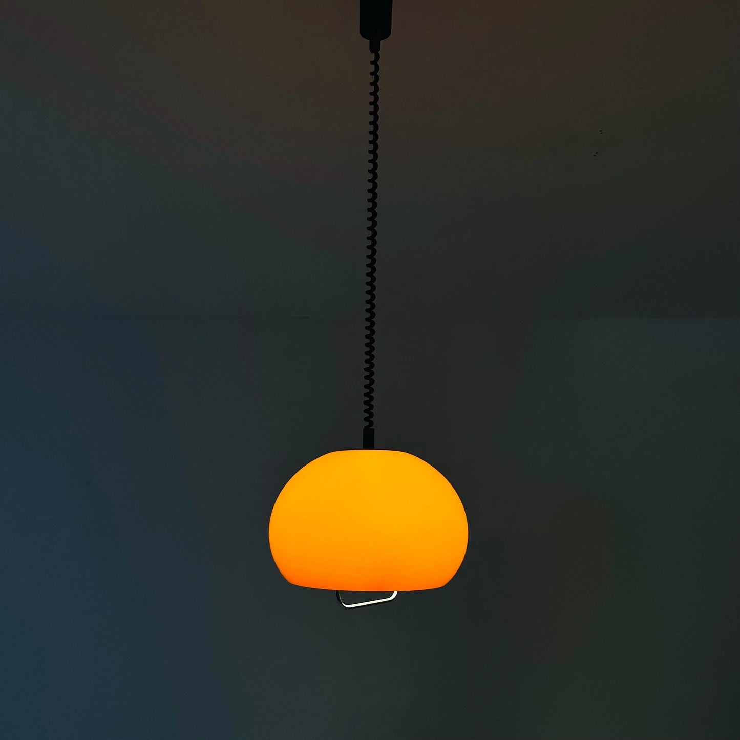 Mid-century Meblo pendant lamp designed by Harvey Guzzini Dijkstra, 1970s