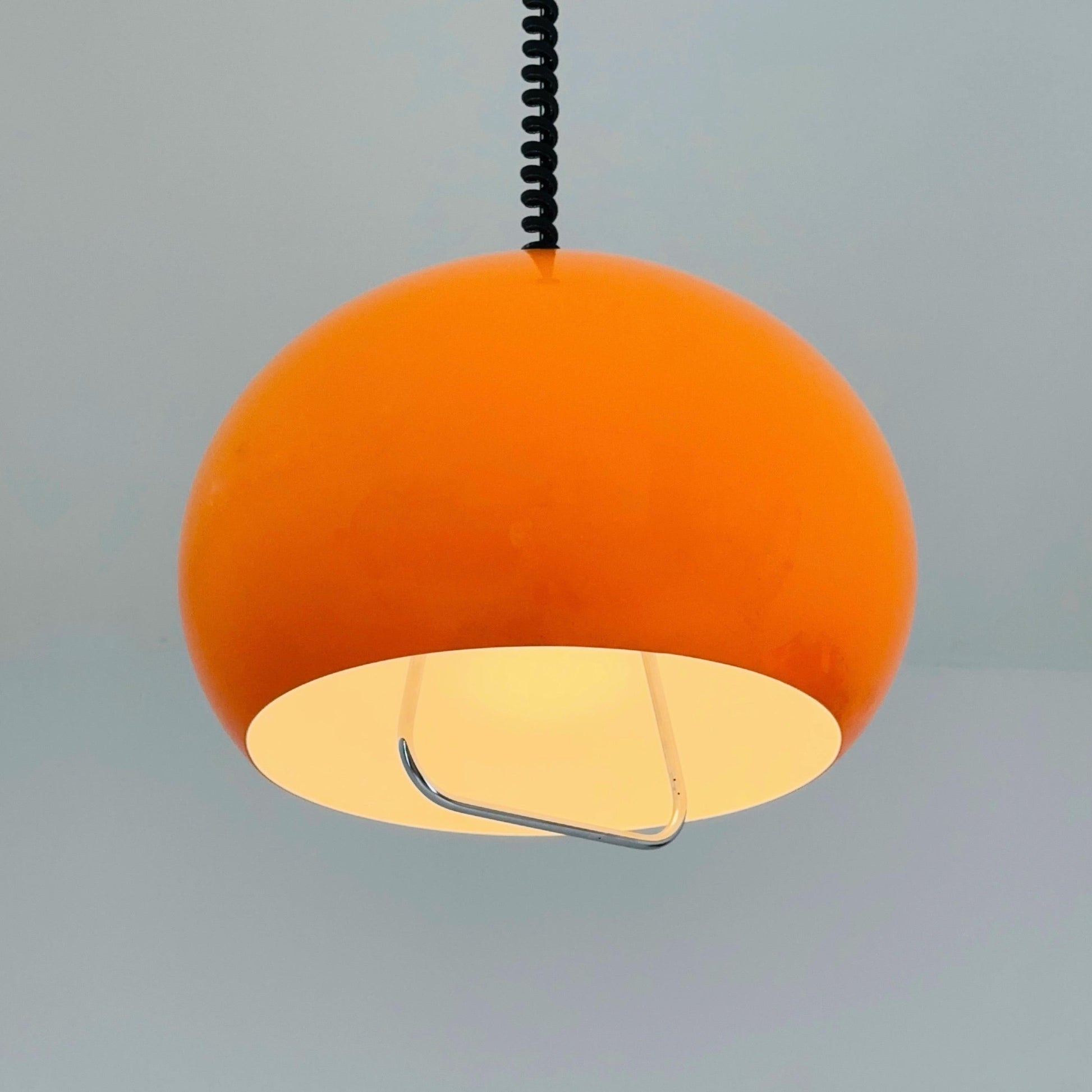 Mid-century Meblo pendant lamp designed by Harvey Guzzini Dijkstra, 1970s