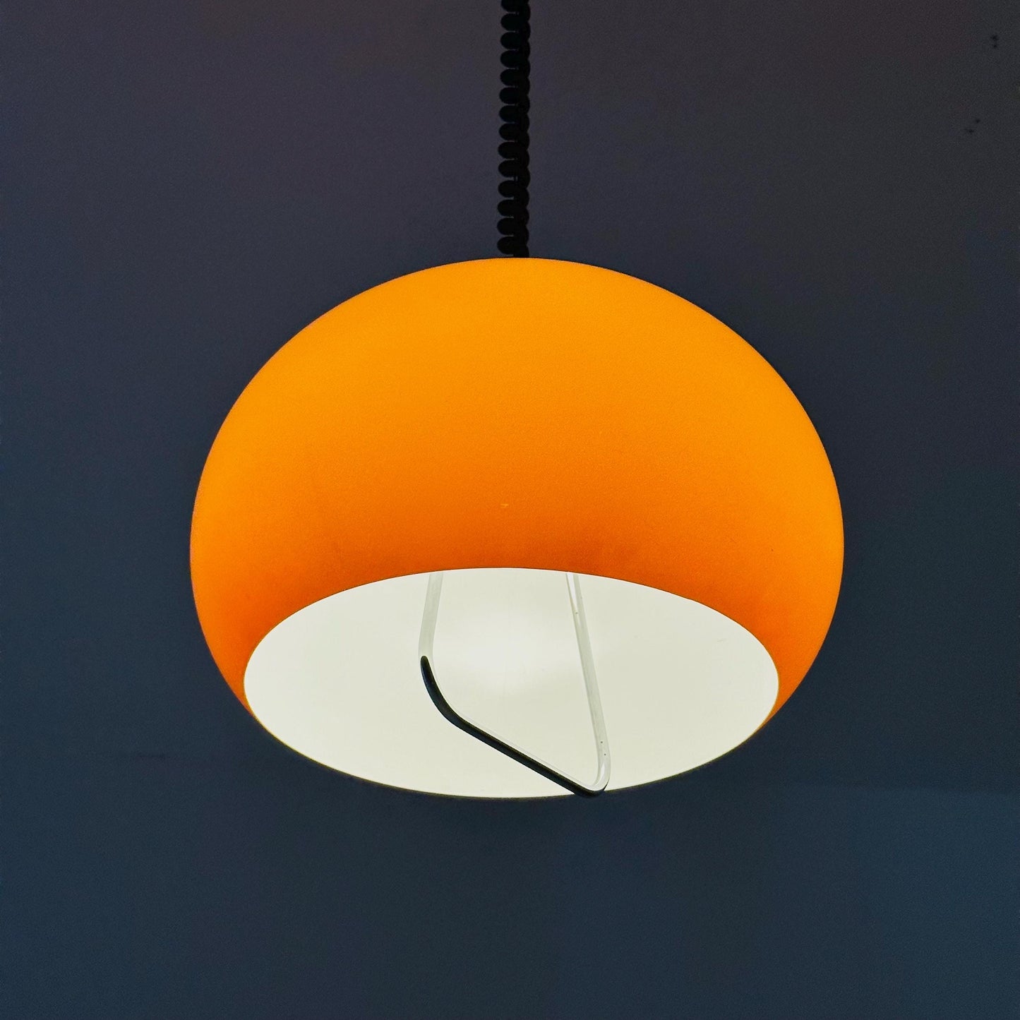 Mid-century Meblo pendant lamp designed by Harvey Guzzini Dijkstra, 1970s
