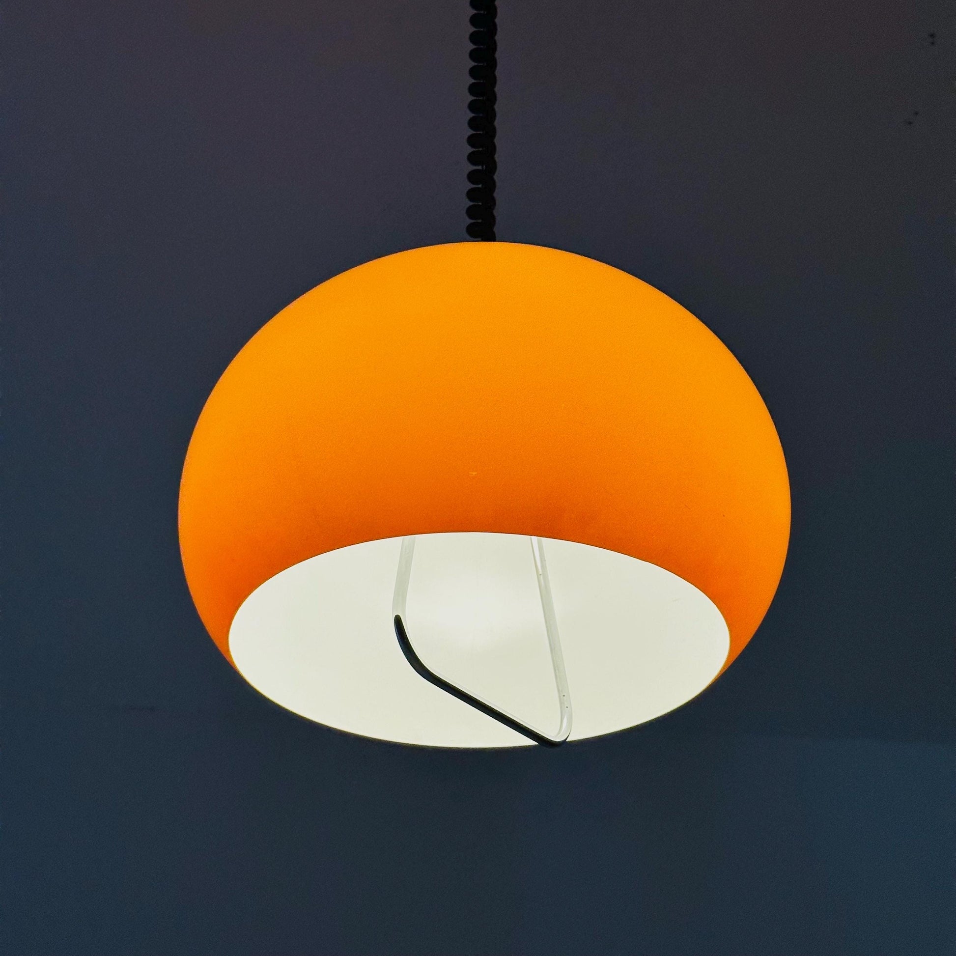 Mid-century Meblo pendant lamp designed by Harvey Guzzini Dijkstra, 1970s