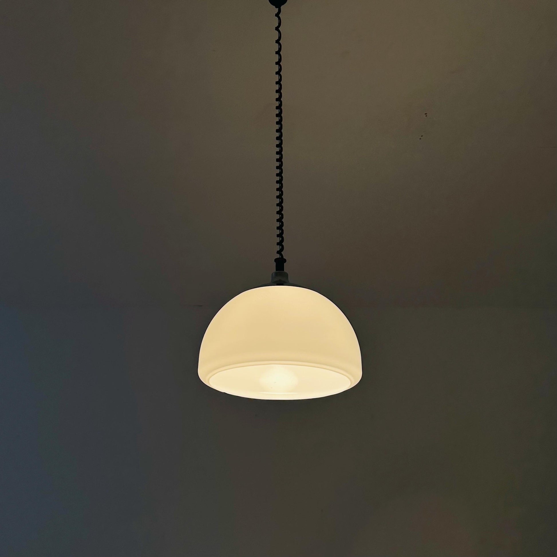 Mid-century Meblo pendant lamp designed by Harvey Guzzini Dijkstra, 1970s