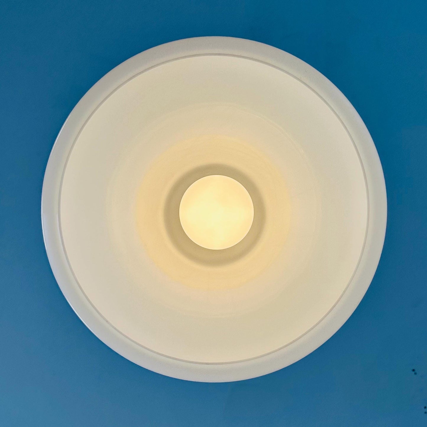 Mid-century Meblo pendant lamp designed by Harvey Guzzini Dijkstra, 1970s