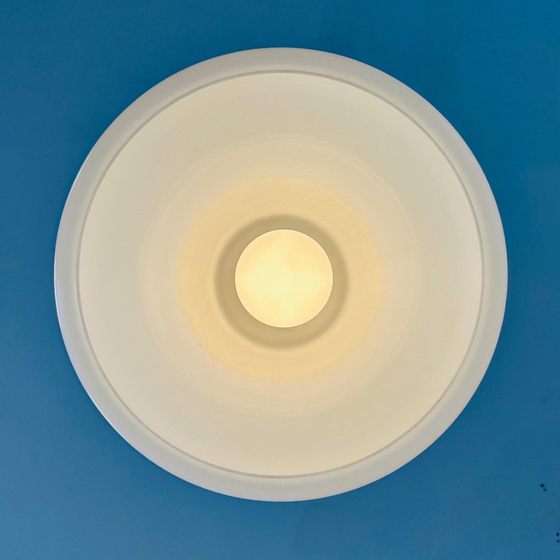 Mid-century Meblo pendant lamp designed by Harvey Guzzini Dijkstra, 1970s