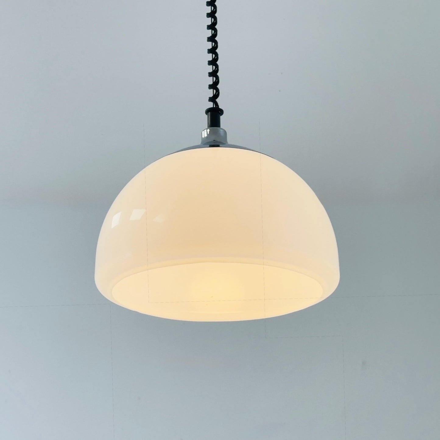 Mid-century Meblo pendant lamp designed by Harvey Guzzini Dijkstra, 1970s