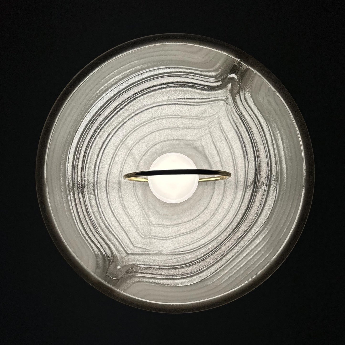 Mid century acrylic lucite pendant lamp by Cosack Leuchten, 1970s Germany
