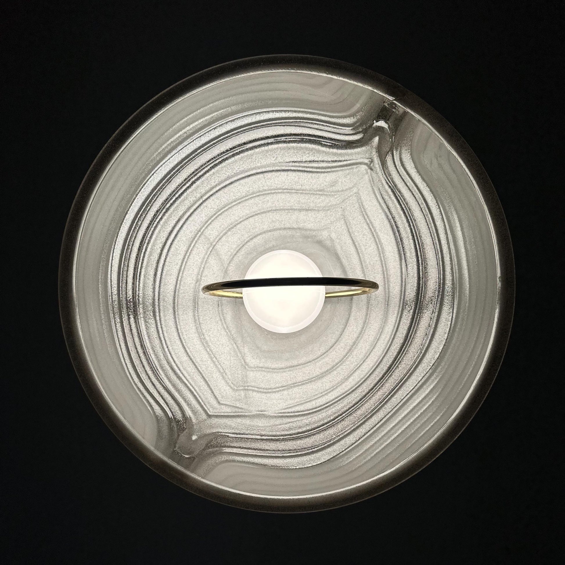 Mid century acrylic lucite pendant lamp by Cosack Leuchten, 1970s Germany