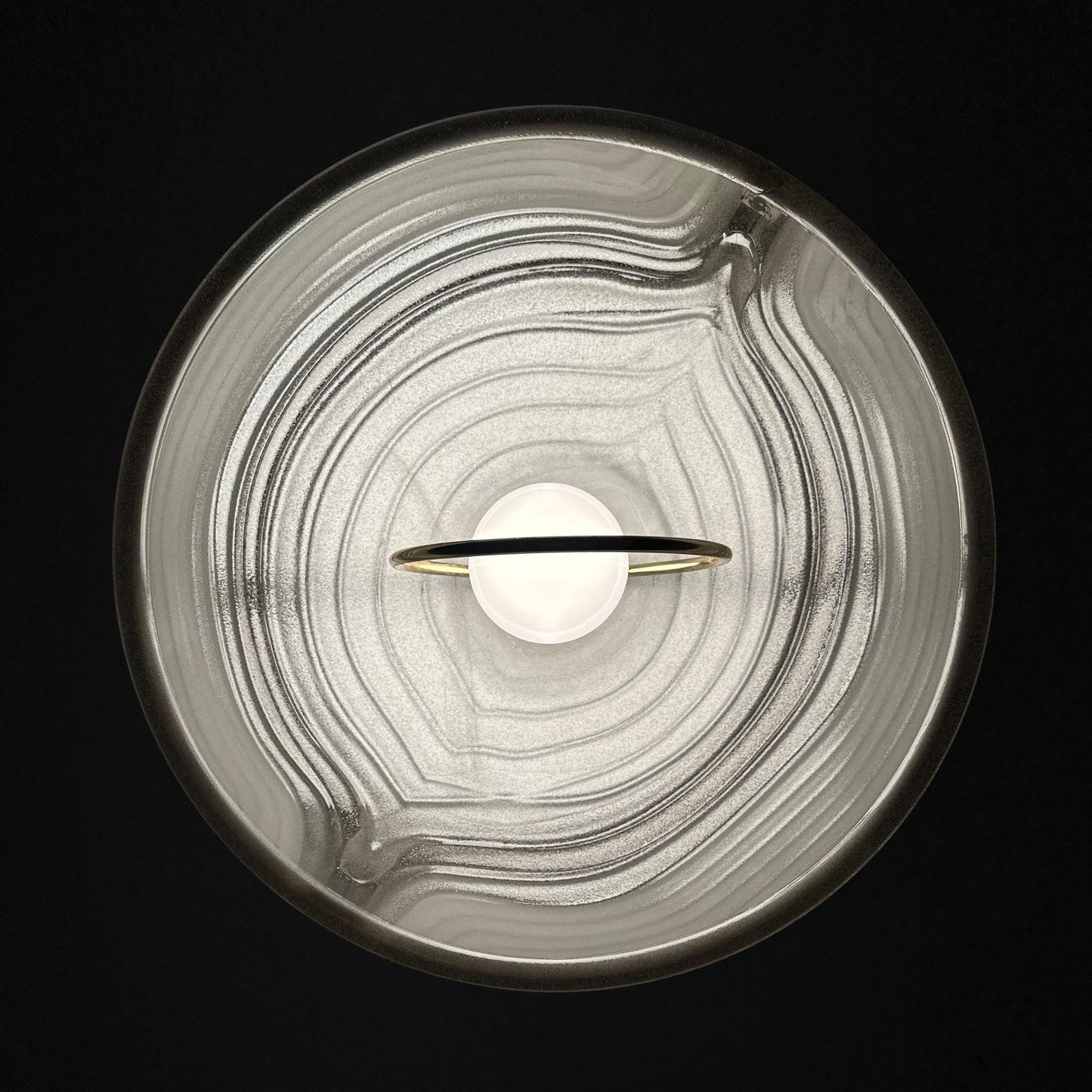 Mid century acrylic lucite pendant lamp by Cosack Leuchten, 1970s Germany