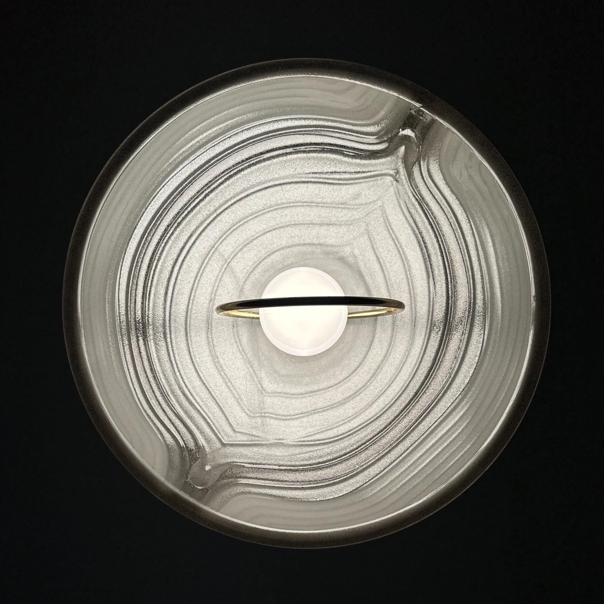 Mid century acrylic lucite pendant lamp by Cosack Leuchten, 1970s Germany