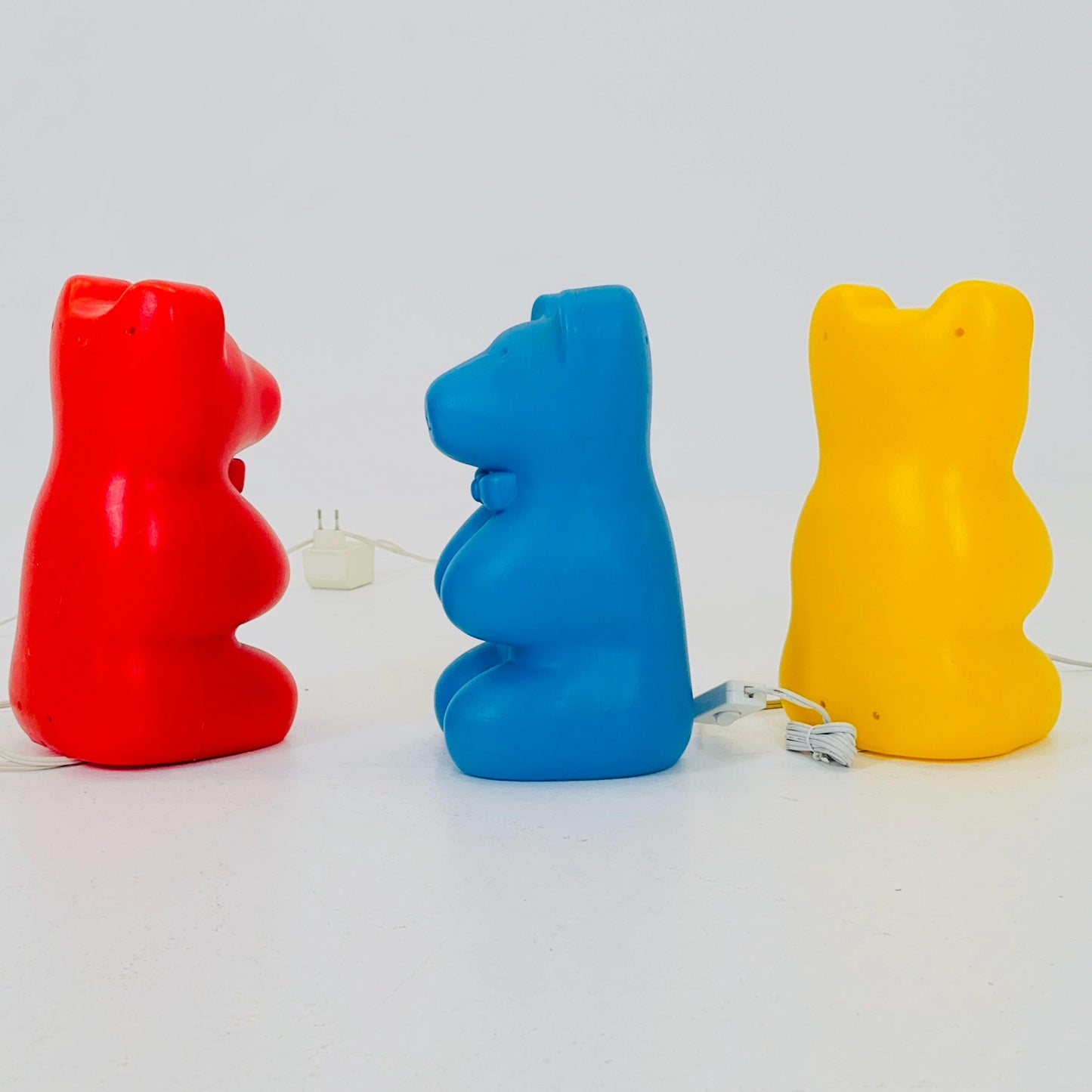 Mid century Space age Teddy Bear Table Lamp by Heico 1970s Germany