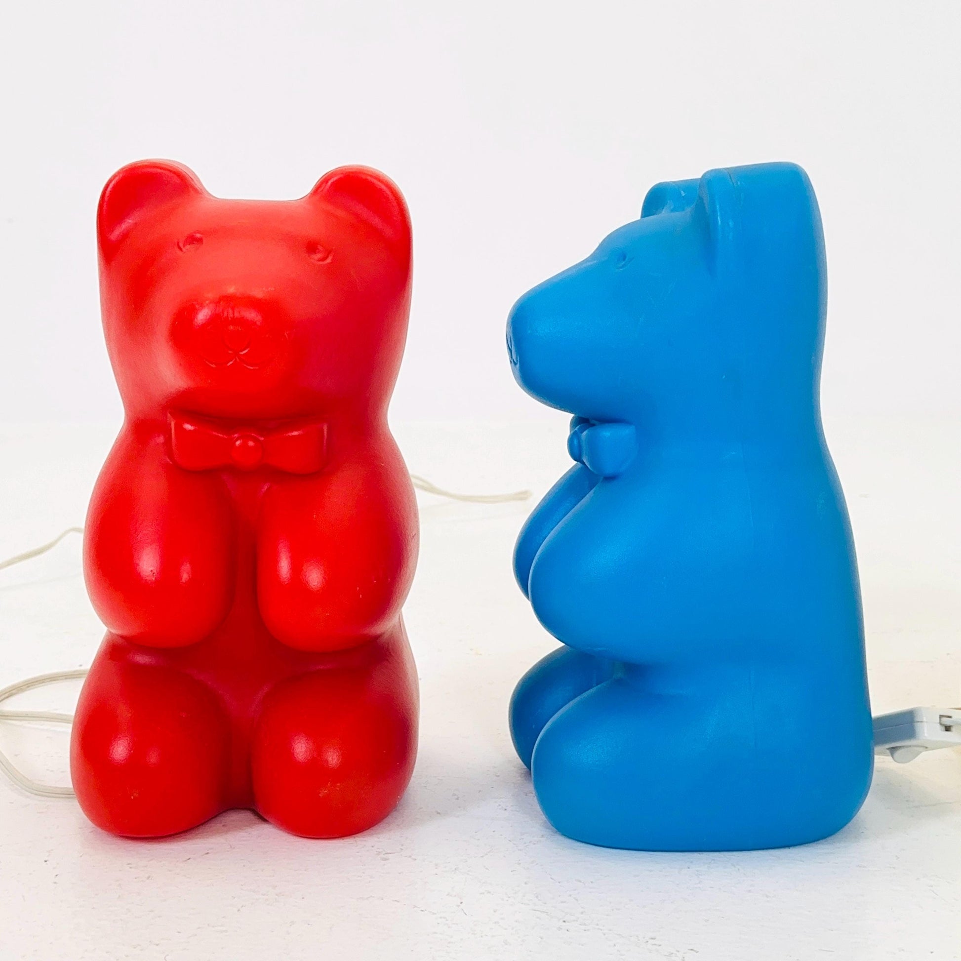 Mid century Space age Teddy Bear Table Lamp by Heico 1970s Germany