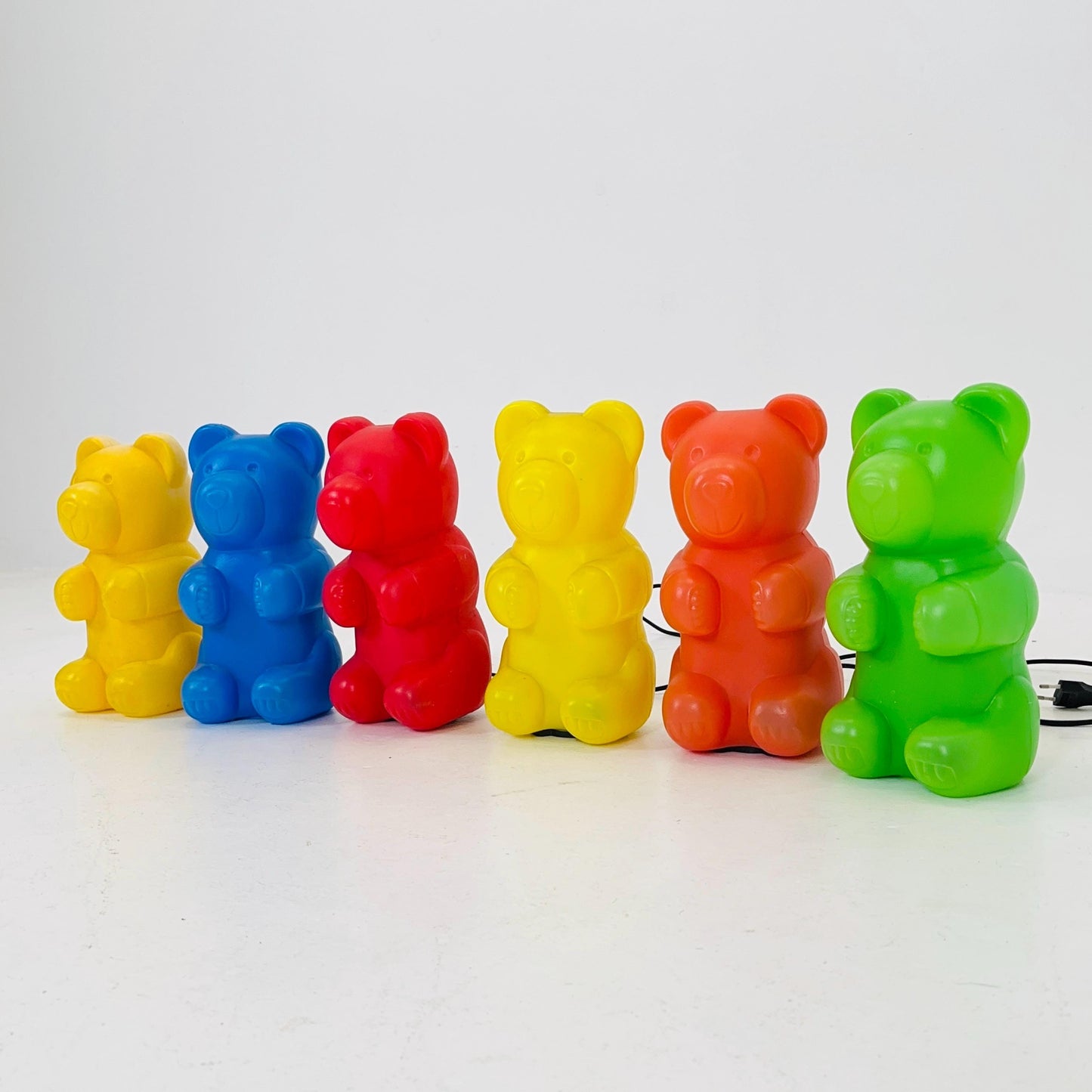 Mid century Space age Teddy Bear Table Lamp by Messow 1970s Germany