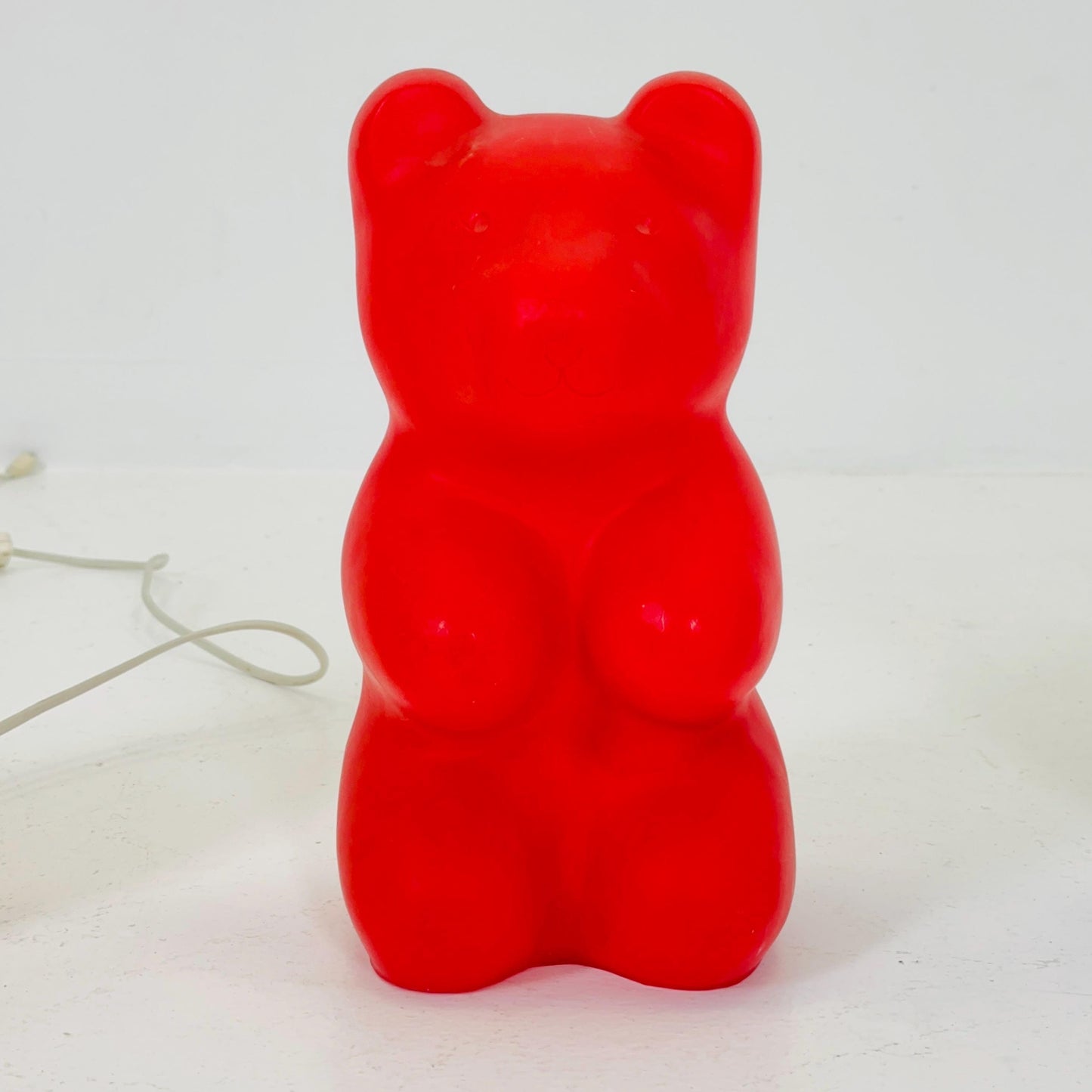 Space age retro teddy bear table lamp by Heico Germany 1980s