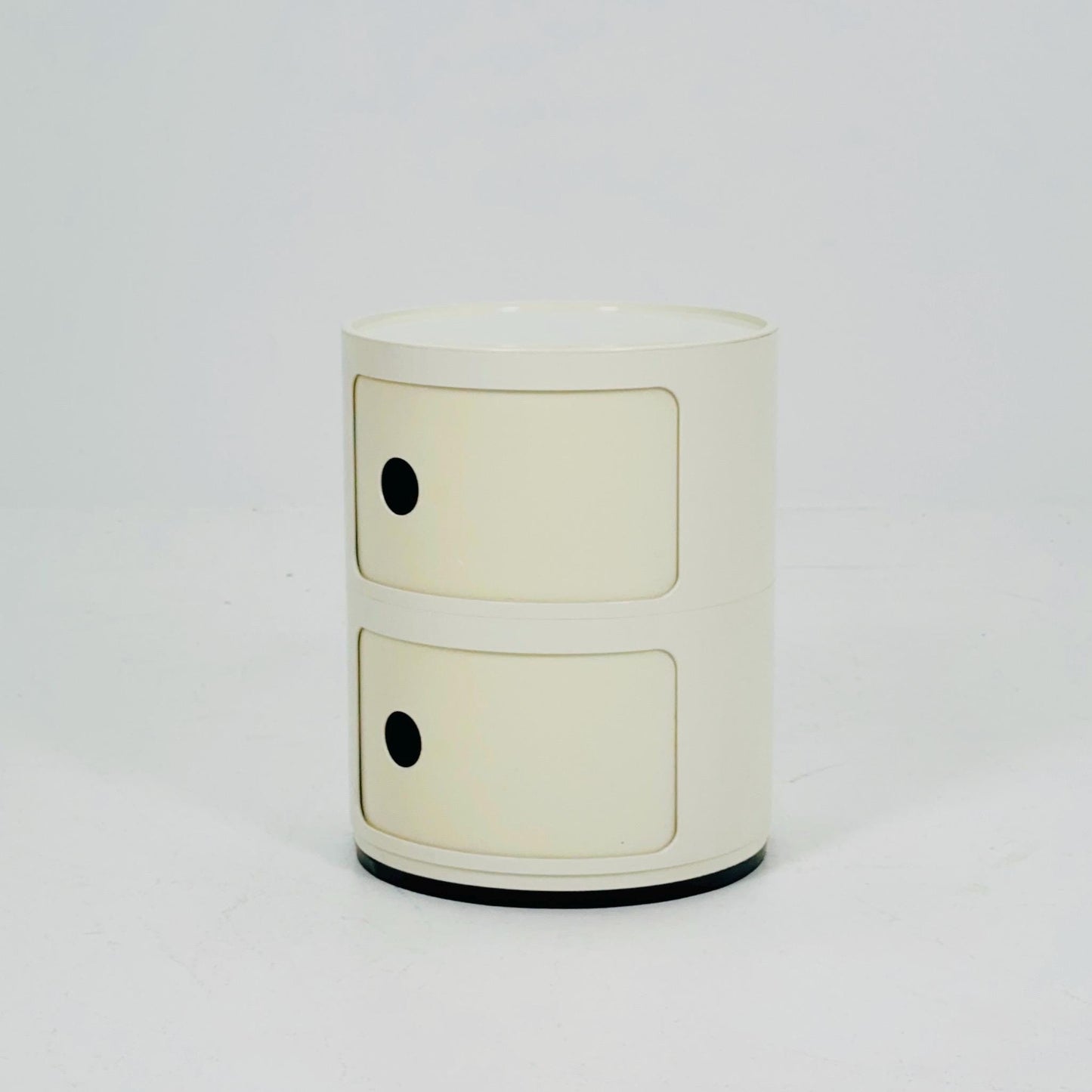 Space Age Componibili 2-Tier Storage Unit by Anna Castelli Ferrieri for Kartell — Model 4965-6-7 — Italy, 1970s