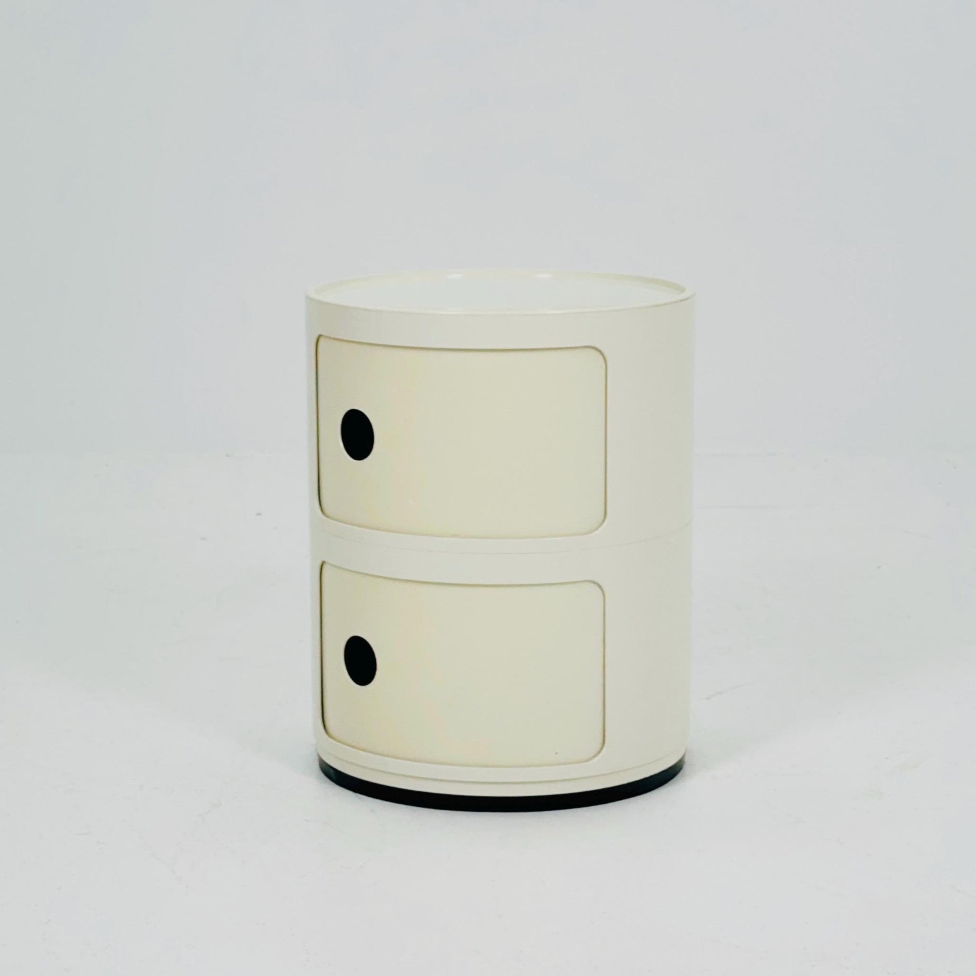 Space Age Componibili 2-Tier Storage Unit by Anna Castelli Ferrieri for Kartell — Model 4965-6-7 — Italy, 1970s